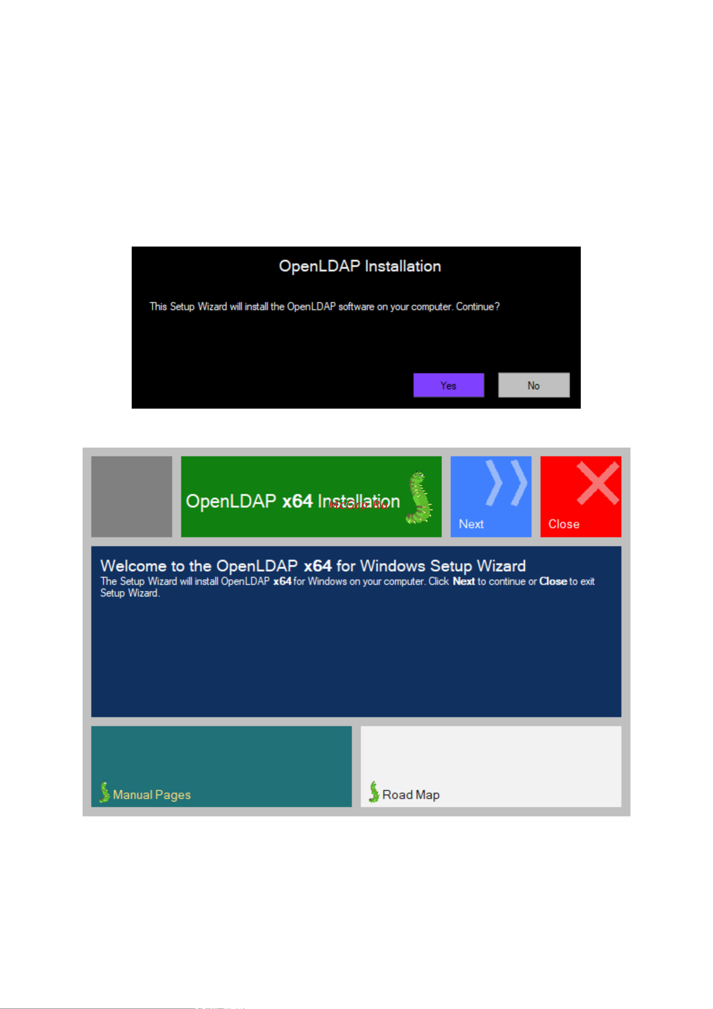 SNR VP-52W [8/18] Пример настройки ldap сервера на windows 10 с помощью openldap