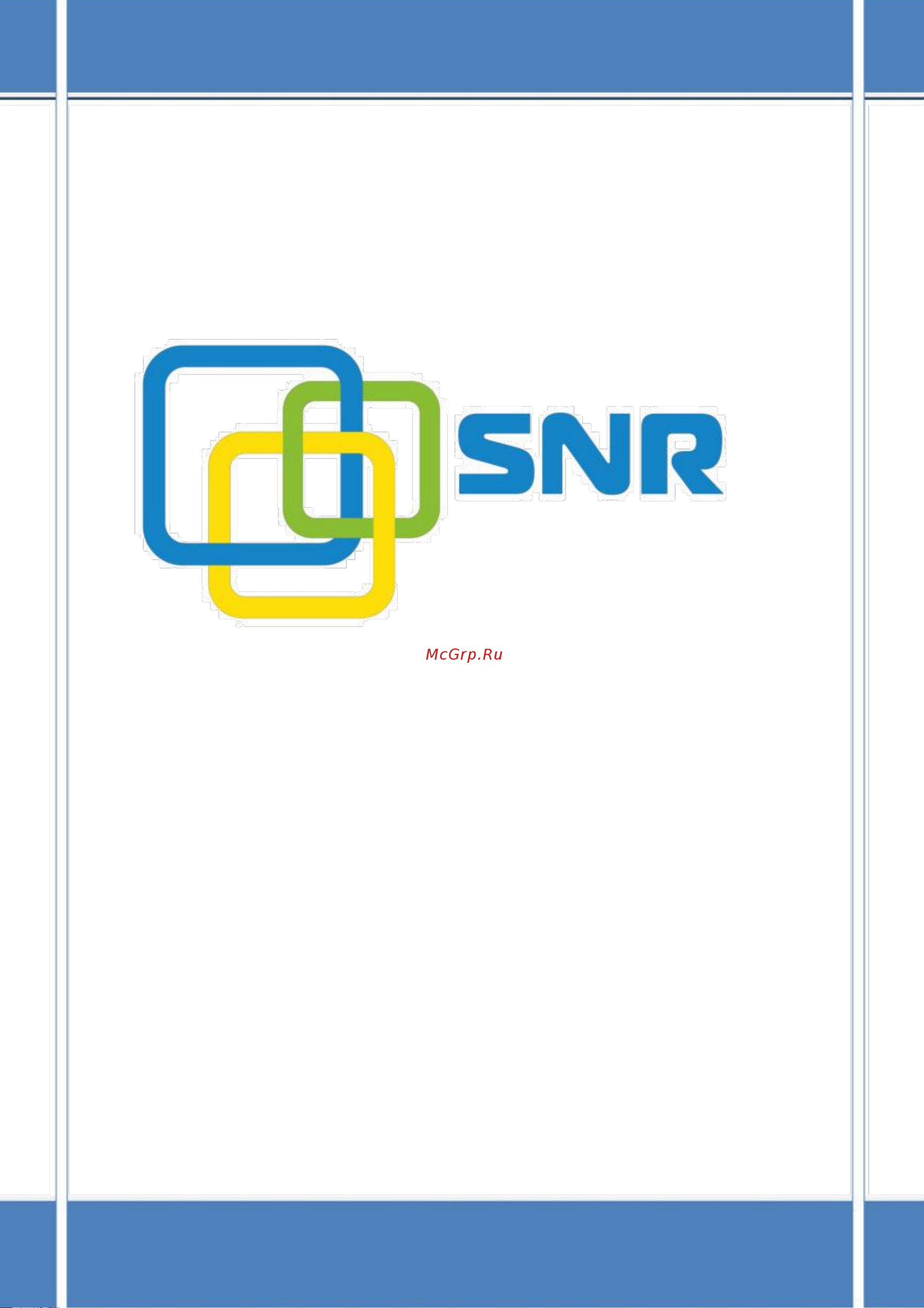 SNR VG-1000-8S Процедура инициализации онлайн