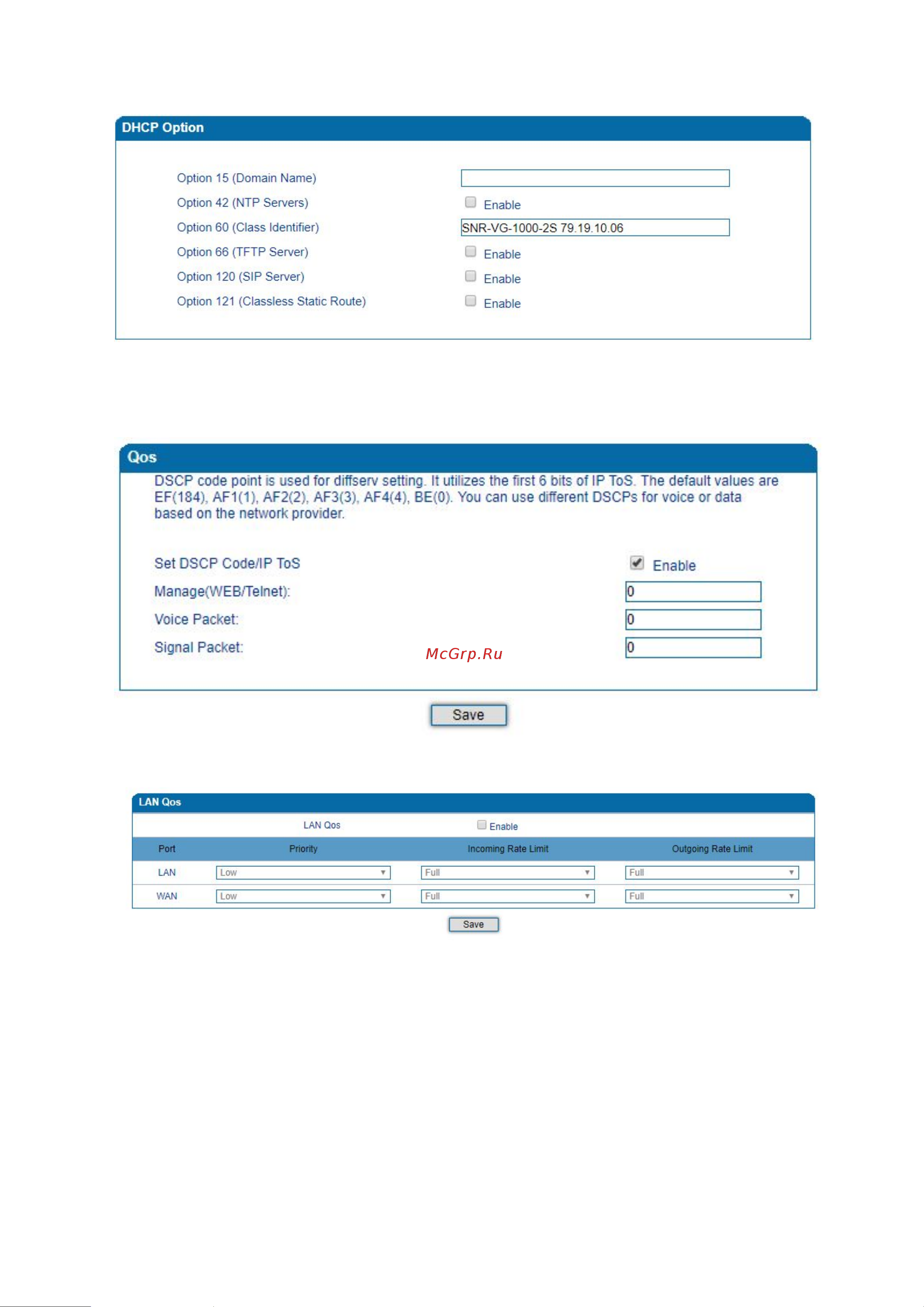 SNR VG-1000-8S Обзор web интерфейса голосовых шлюзов онлайн [9/44] 747524