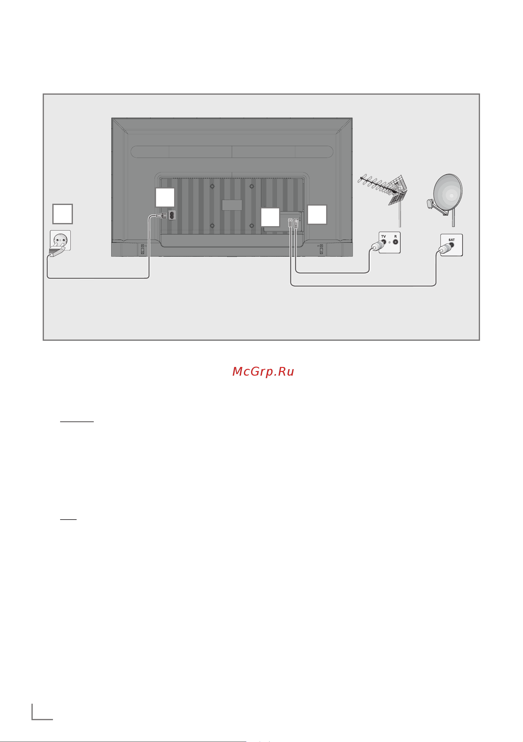 Grundig 65 GHU 7980 [10/127] Подключение подготовка