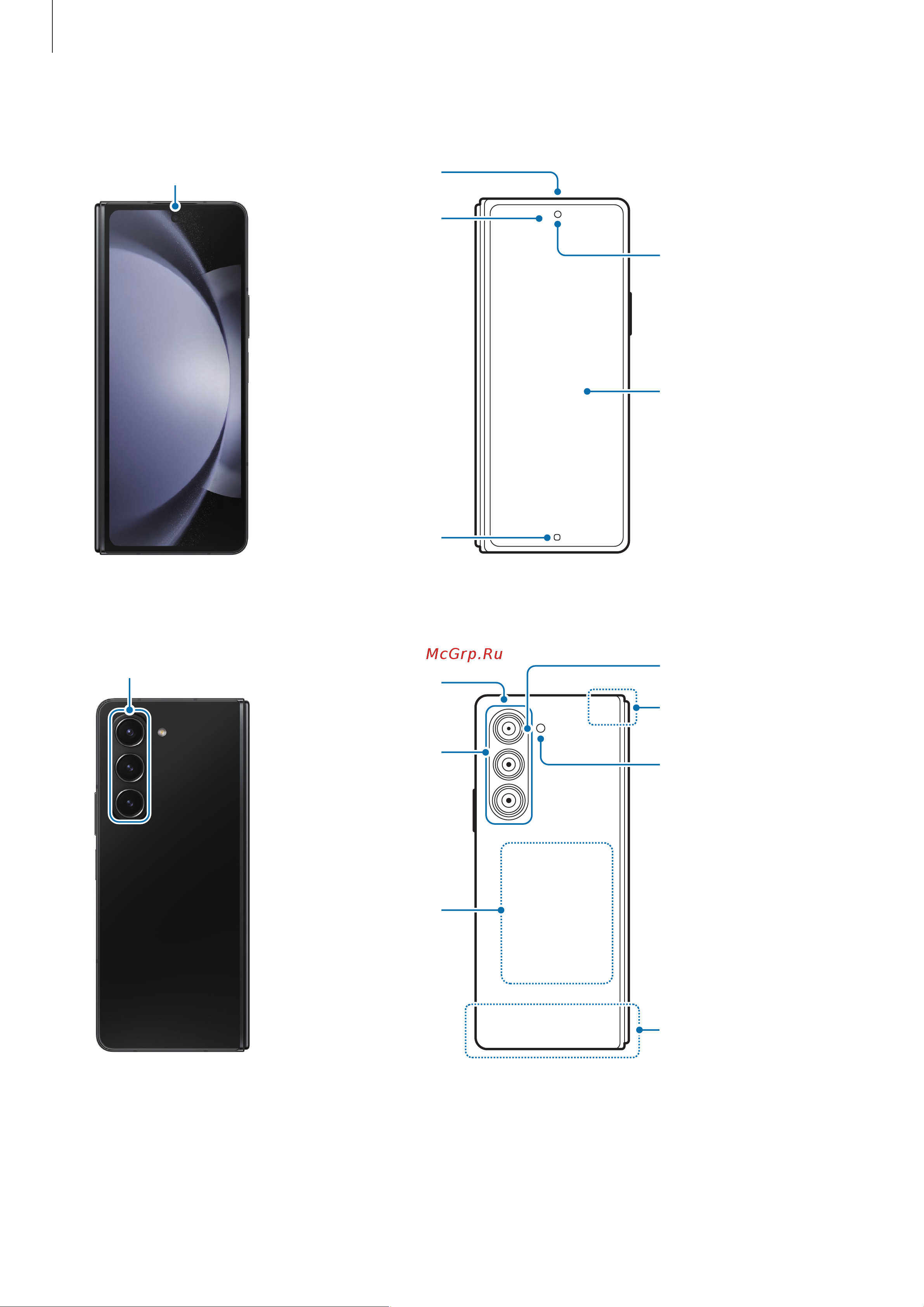 Samsung Galaxy Z Fold5 512GB Phantom Black (SM-F946B) [6/185] В сложенном состоянии