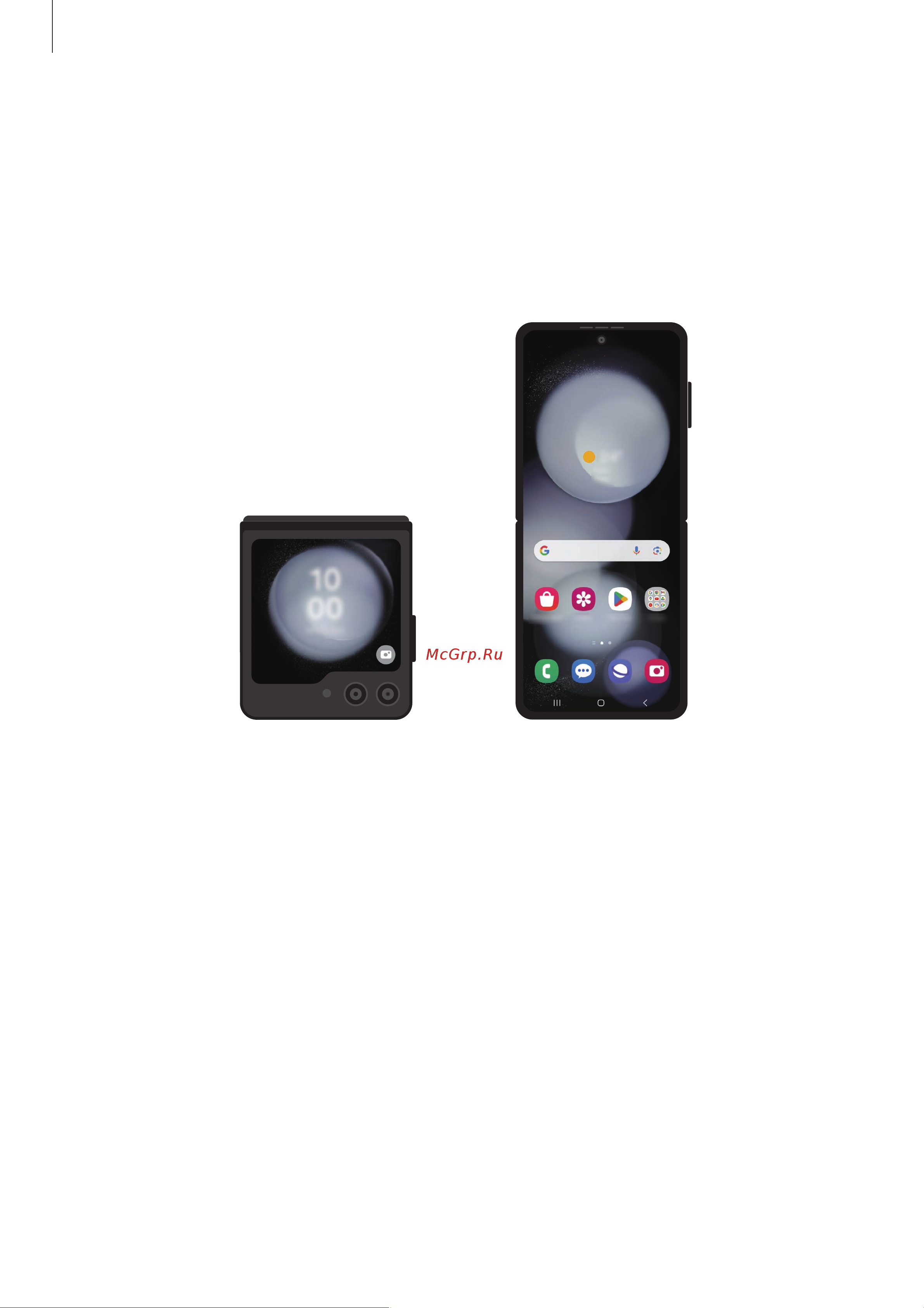 Samsung Galaxy Z Flip5 256Gb Lavender (SM-F731B) [22/178] Внешний и основной экран