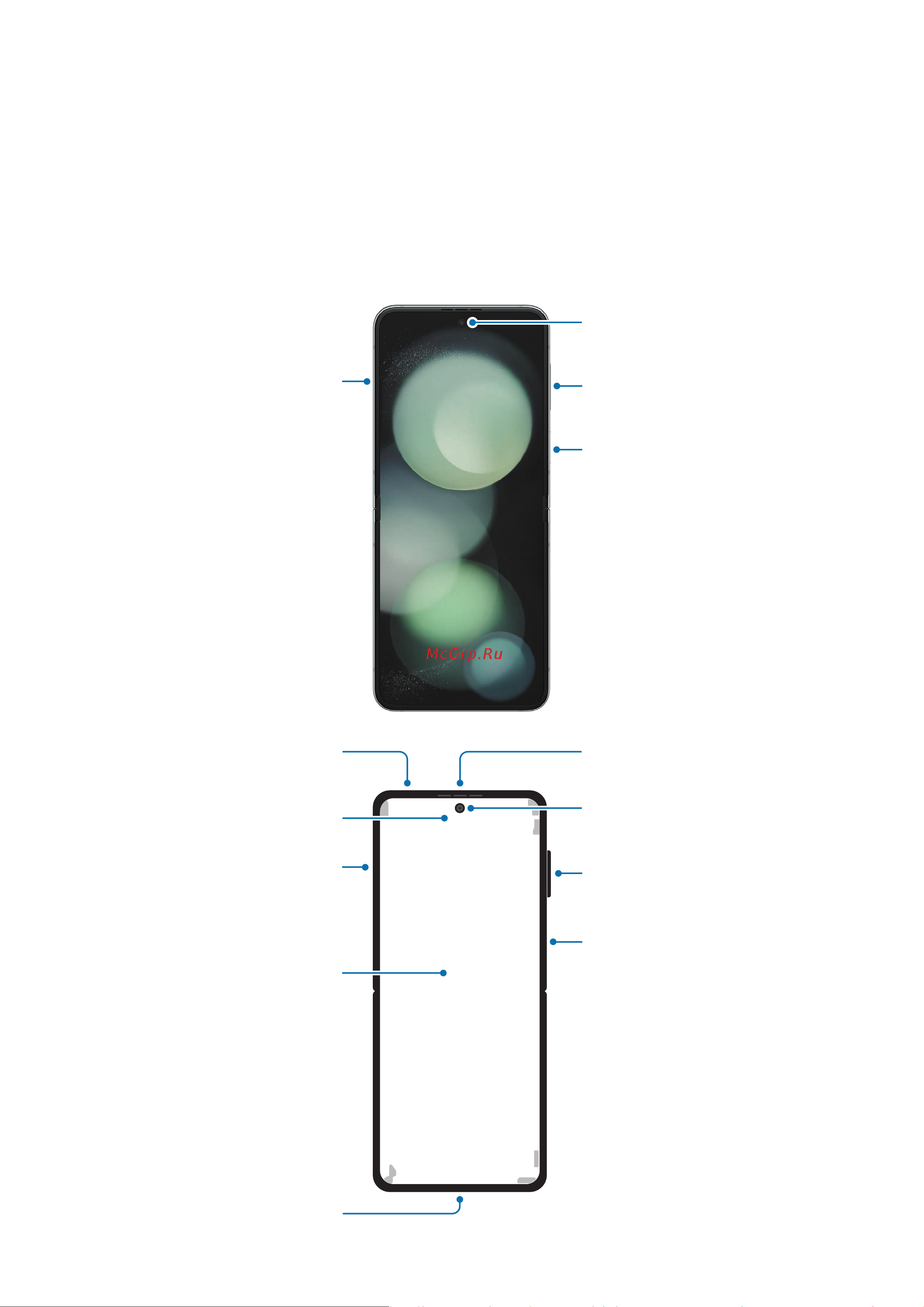 Samsung Galaxy Z Flip5 512Gb Cream (SM-F731B) [5/178] Внешний вид устройства и функции