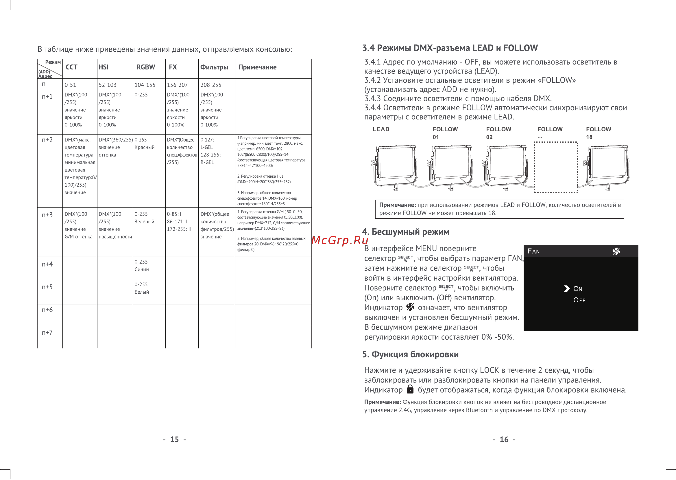 GODOX LD150RS RGB Руководство по эксплуатации онлайн [9/12] 747950