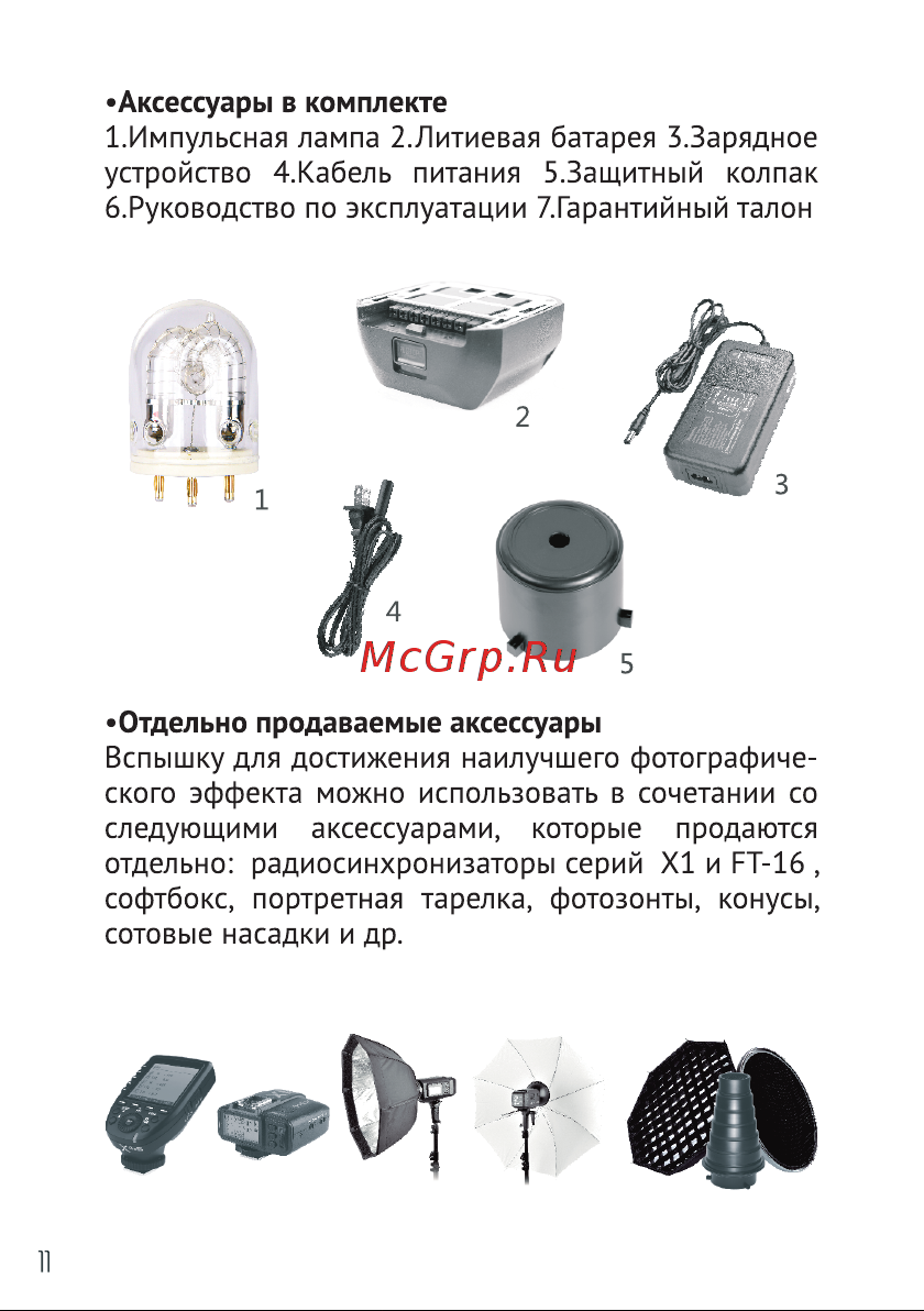 GODOX Witstro AD600B Руководство по эксплуатации онлайн [12/52] 748077