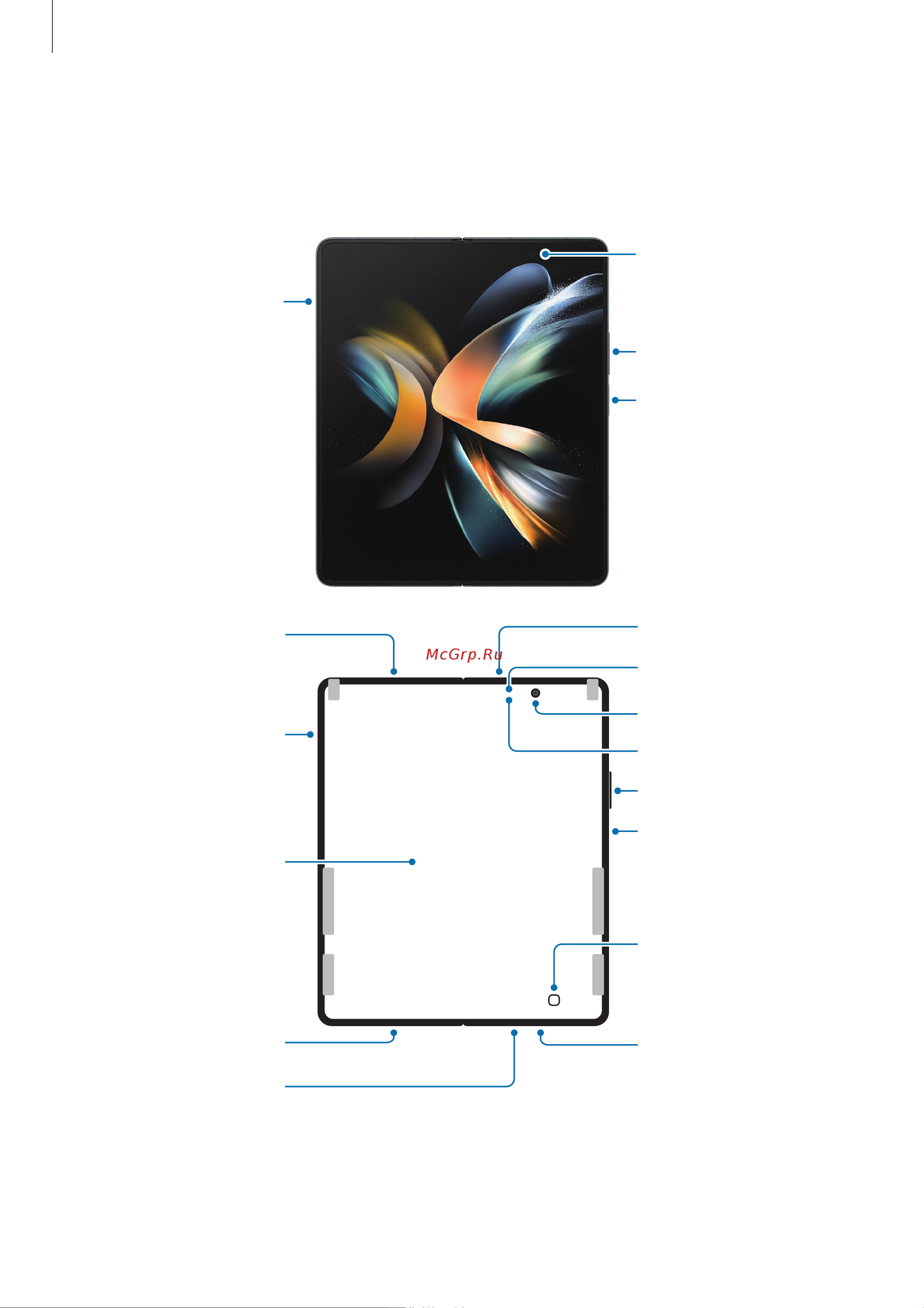 Samsung Galaxy Z Fold4 12/256GB Black (SM-F936N) [6/190] Внешний вид устройства и функции
