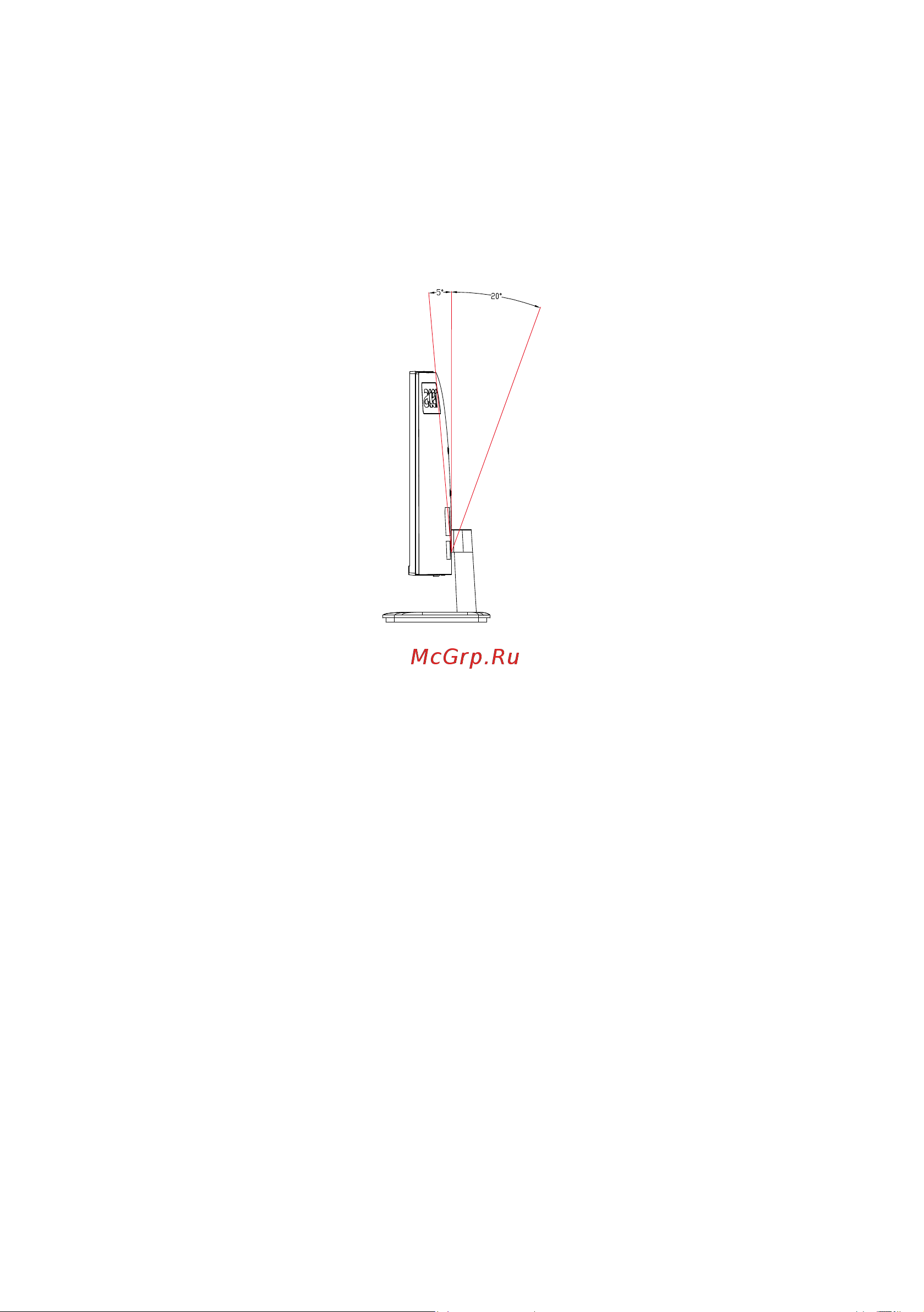 Acer ED270R (UM.HE0EE.P01) [14/34] Регулировка положения экрана