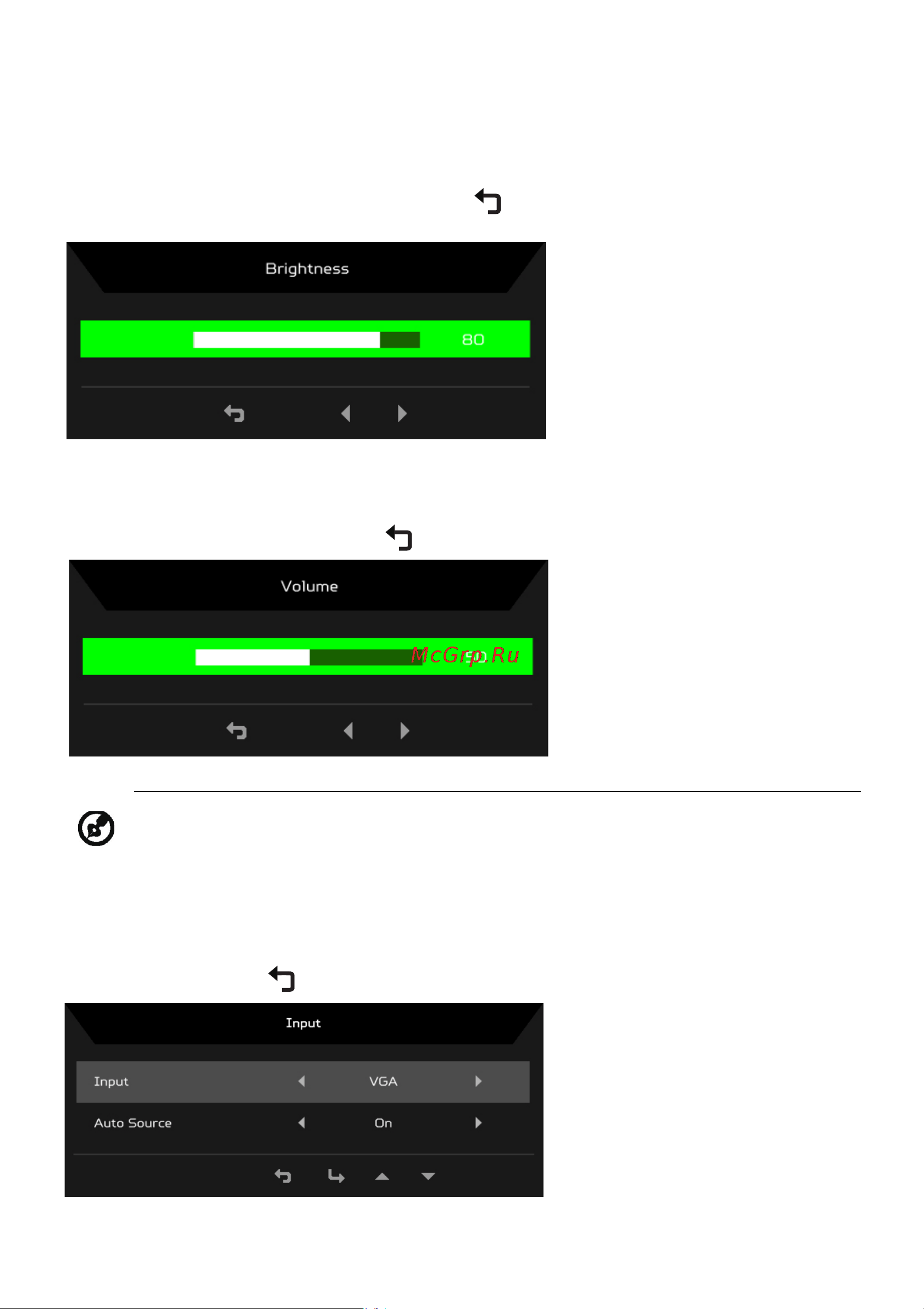 Acer V226HQLBBD (UM.WV6EE.B01) Руководство по эксплуатации онлайн [22/31] 749031