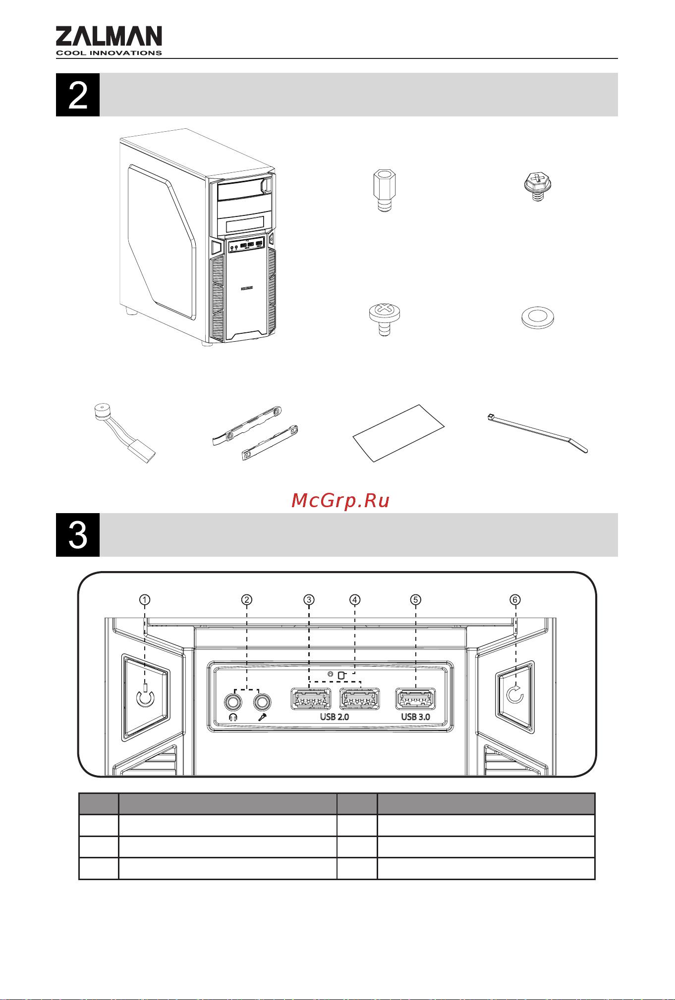 Zalman Z1 [4/20] Components 구성품 комплектация