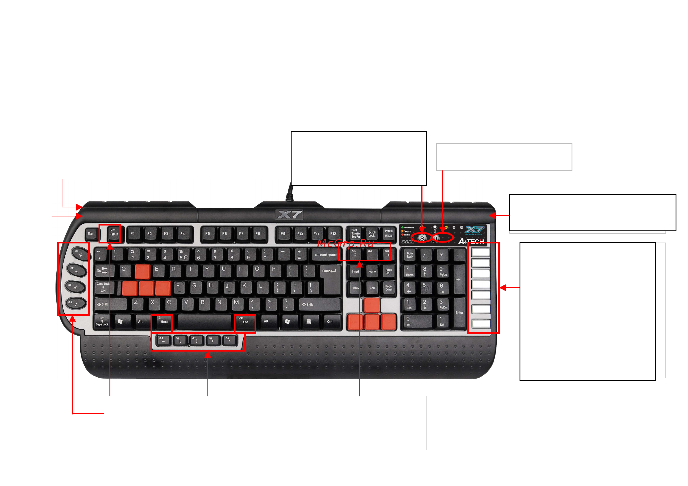 A4Tech A4 Tech X 7-G 800 V Руководство по эксплуатации онлайн [2/9] 749223