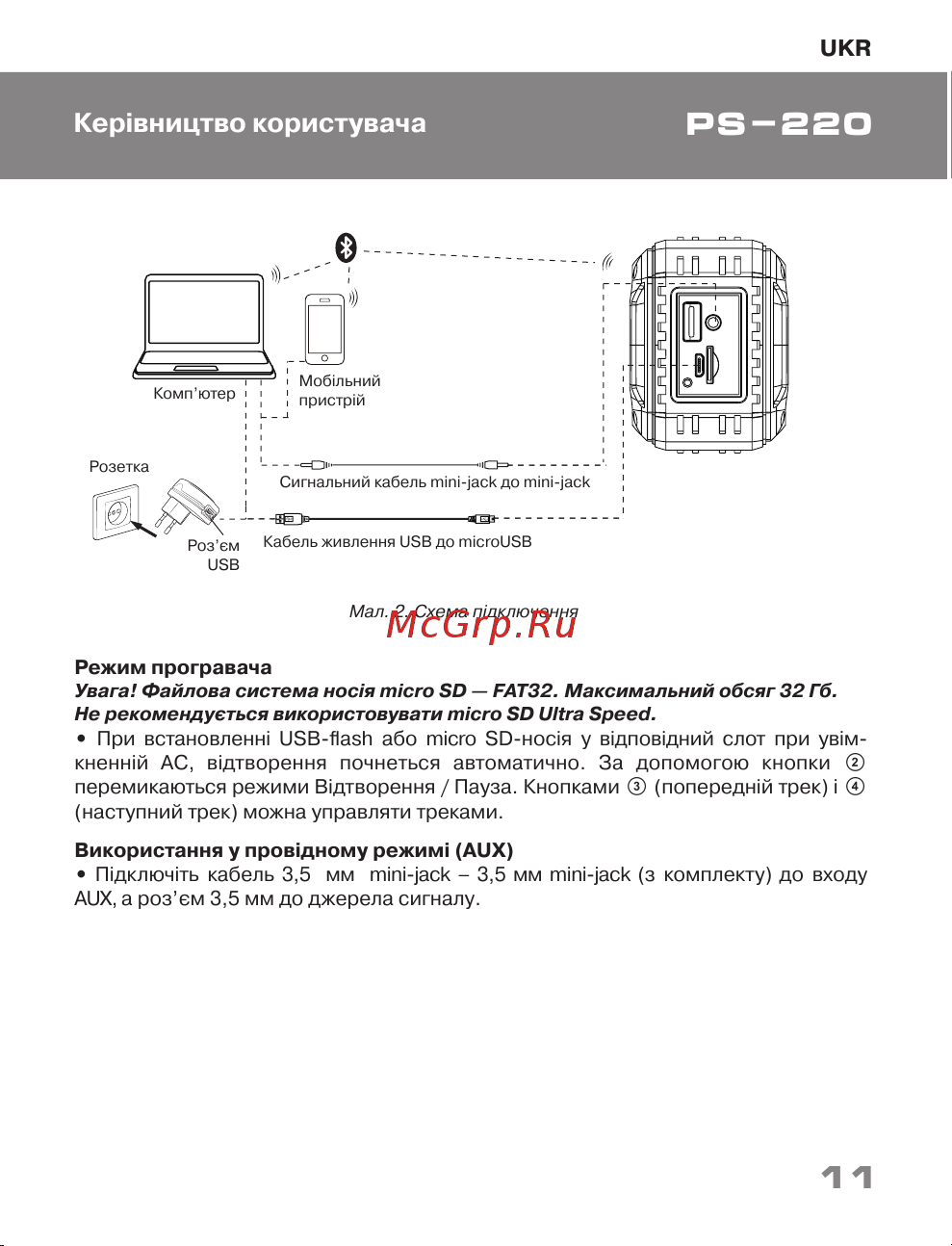 Sven PS-220 SV-016470 [11/19] Ps 220