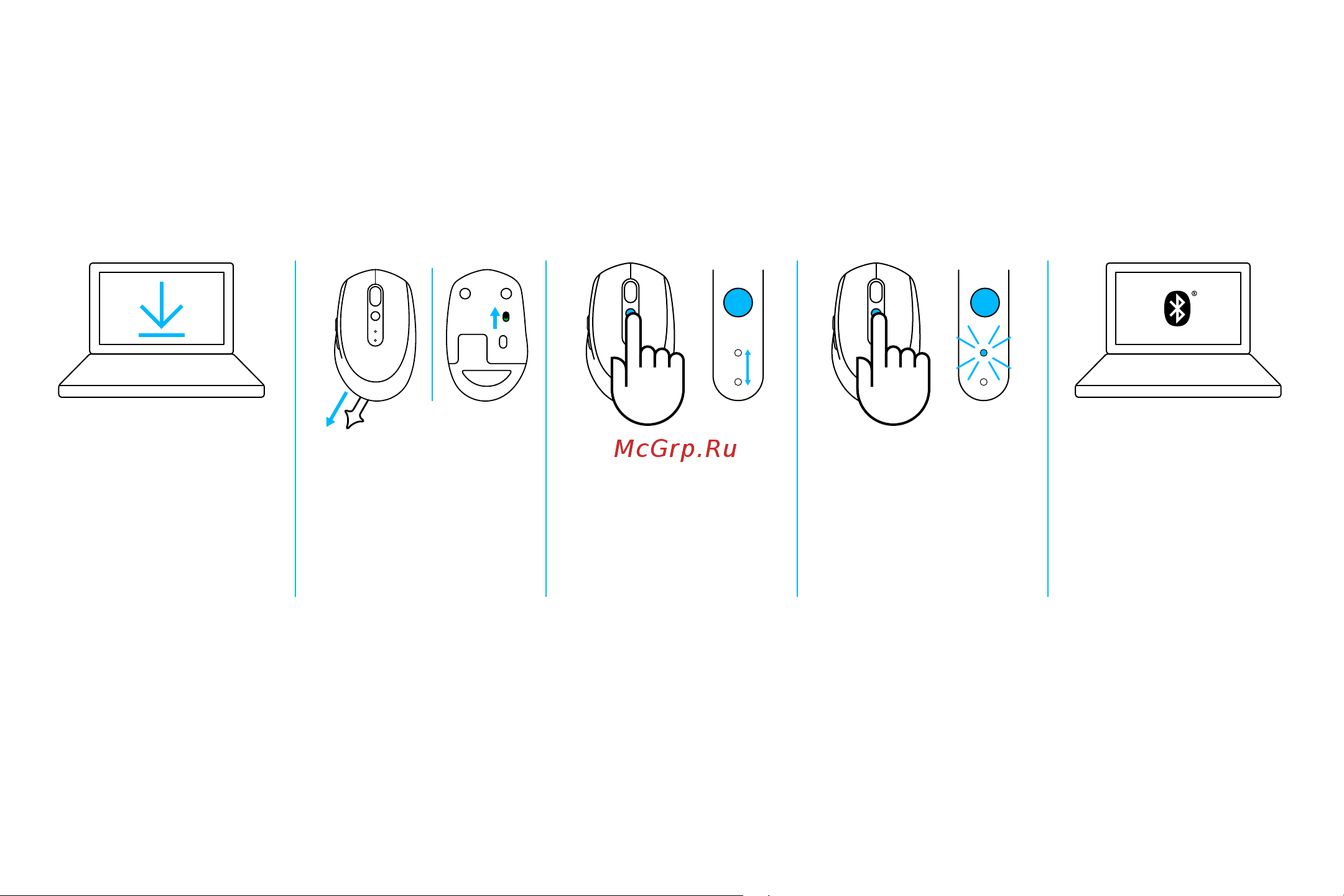 Logitech M590 Silent (910-005198) [3/7] Подключение