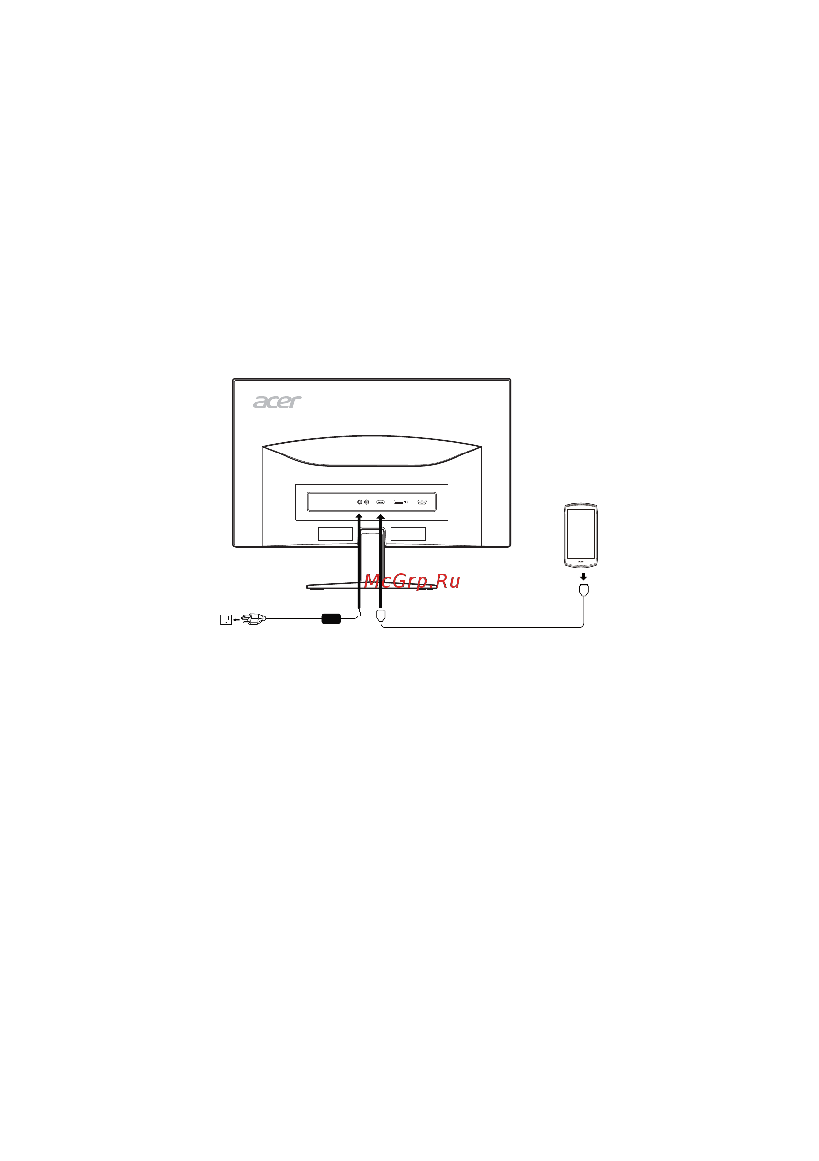 Acer Nitro XZ272Pbmiiphx (UM.HX2EE.P10) [21/32] Mhl mobile high definition link только для моделей оснащенных входом mhl