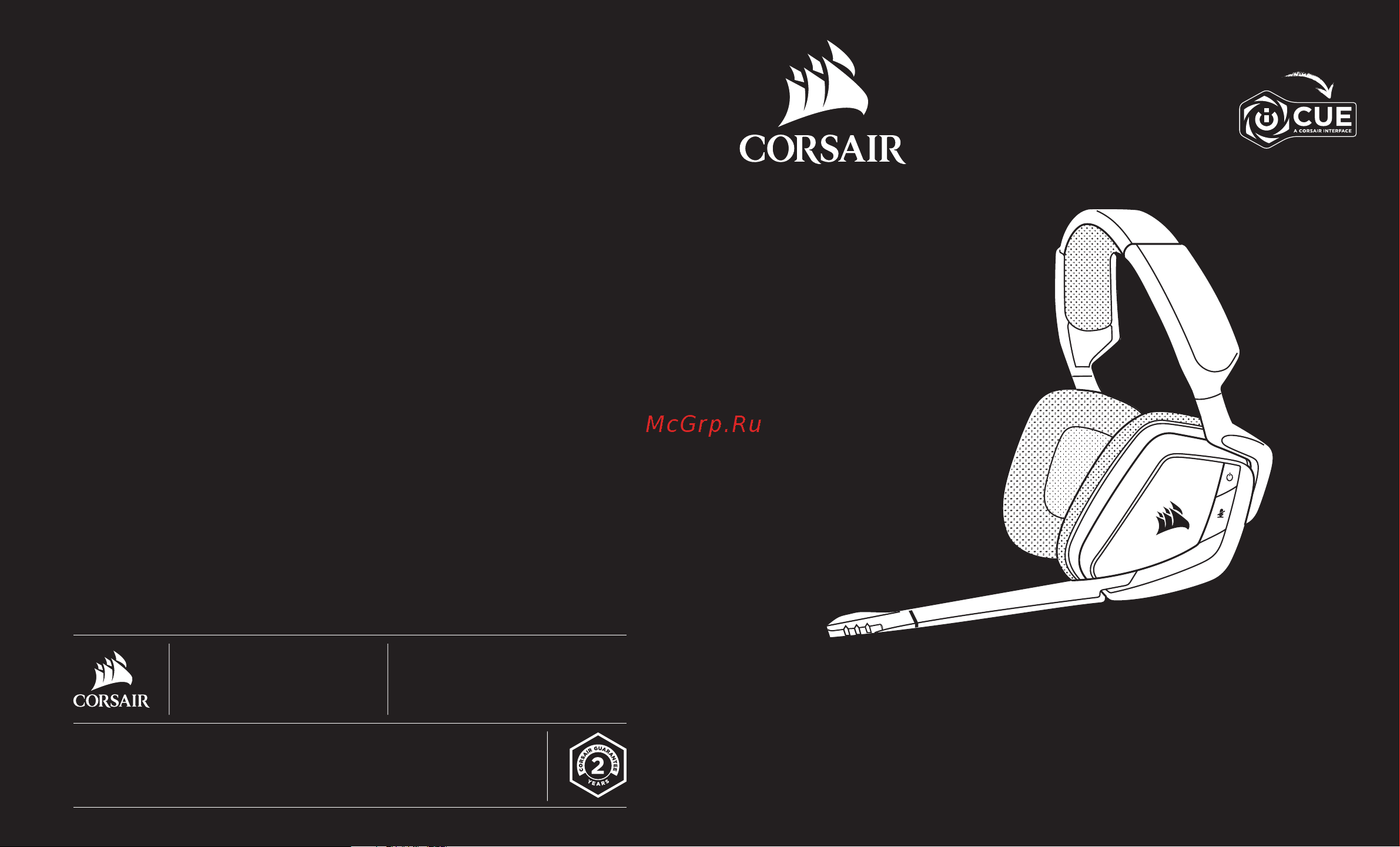 Corsair Gaming Void Rgb Elite Wireless Premium Руководство по эксплуатации онлайн