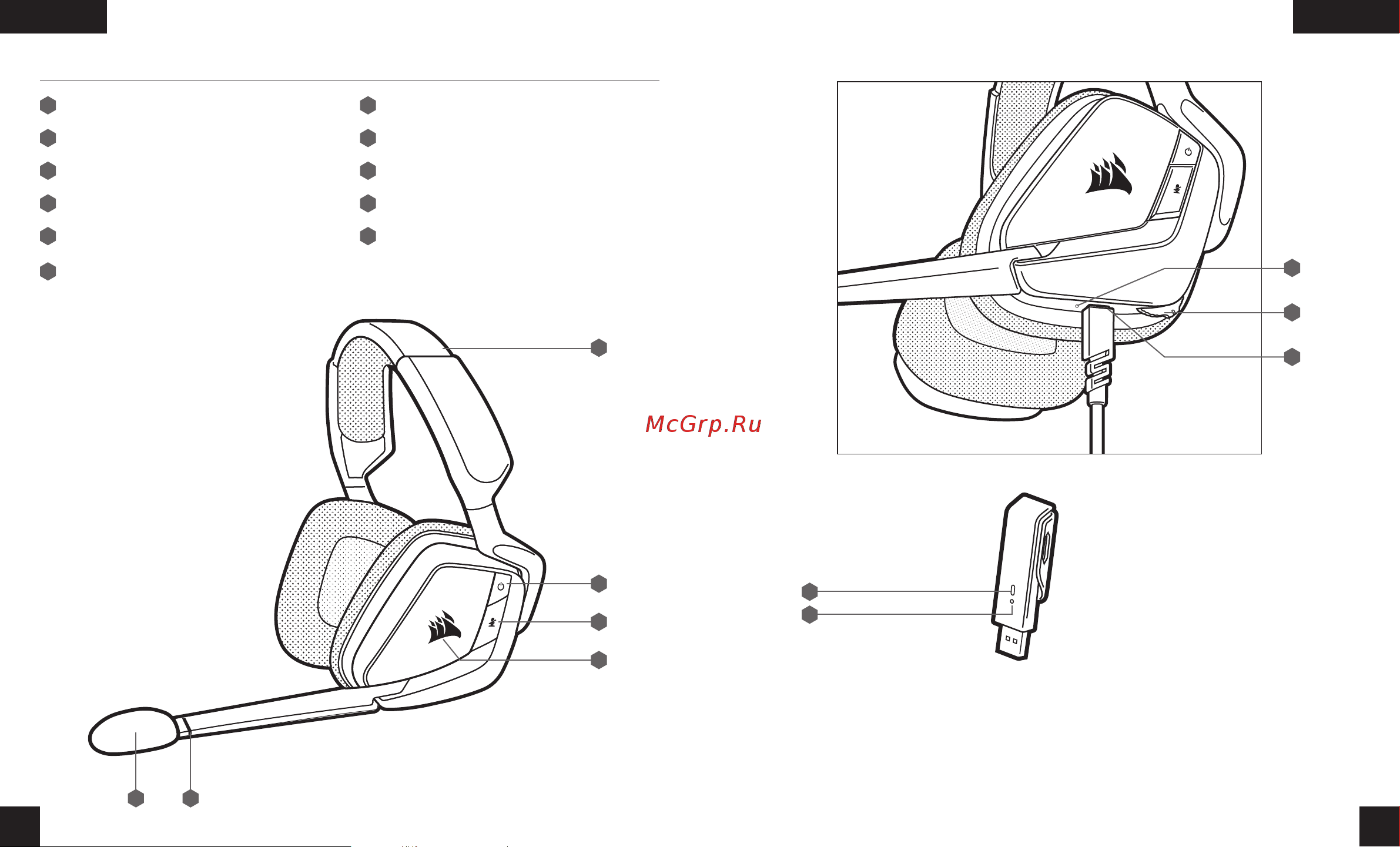 Corsair Gaming Void Rgb Elite Wireless Premium [5/28] Commandes et fonctions