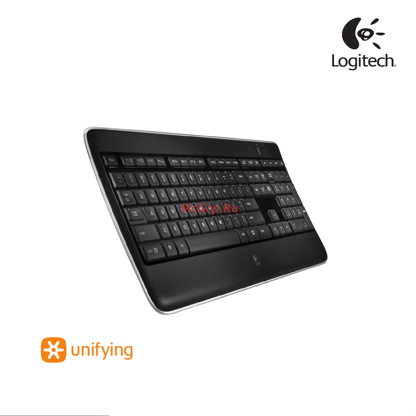 Logitech K800 Wireless Illuminated (920-002395) Руководство по эксплуатации онлайн