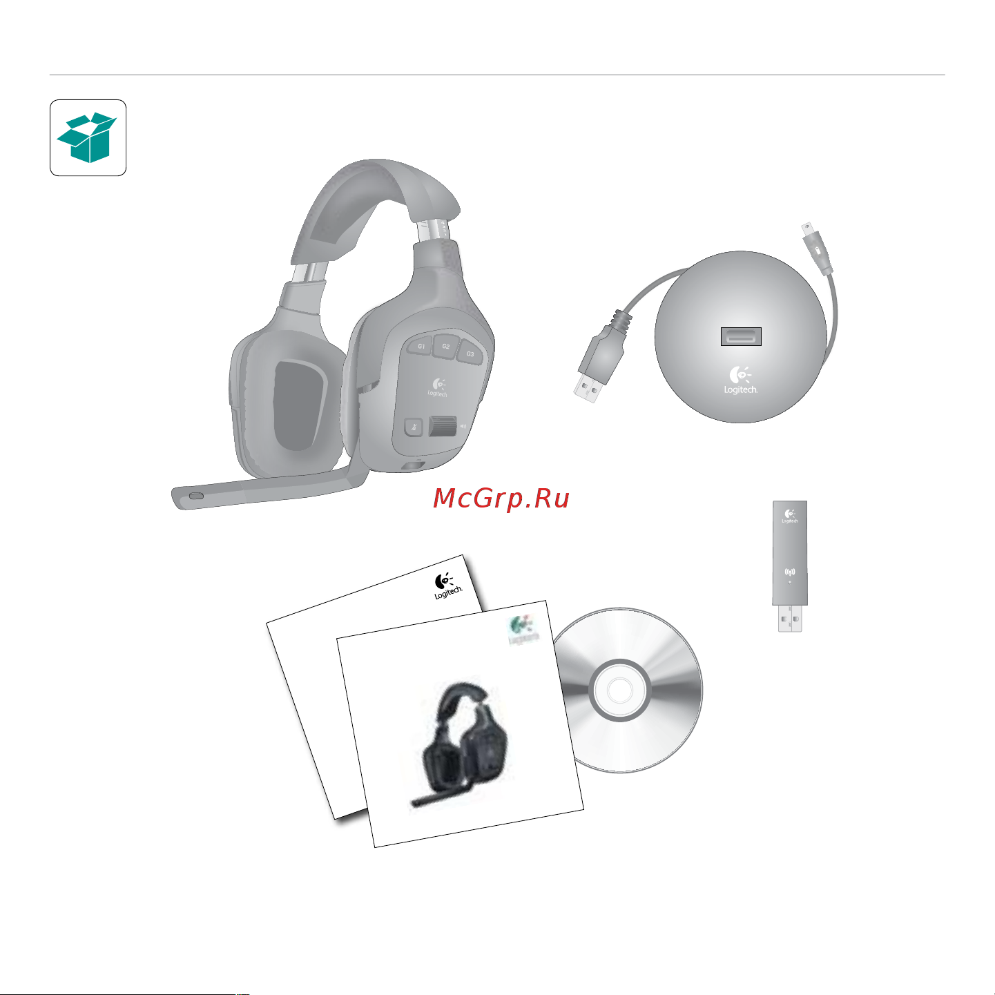 Logitech G930 Wireless Gaming Headset (981-000550) [3/120] Wireless gaming headset g930