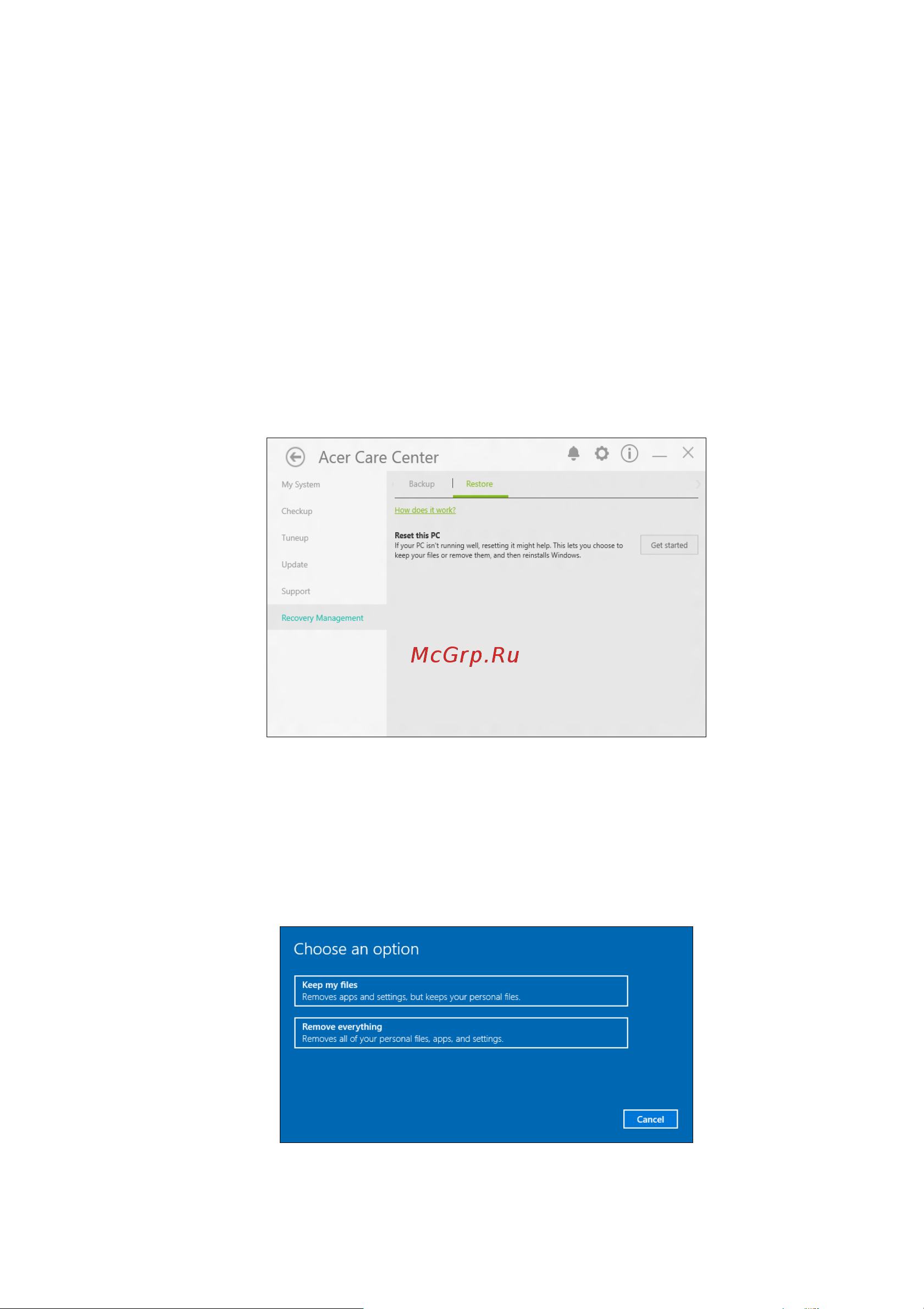 Acer Predator Triton 500 PT515-51-776N (NH.Q4WER.006) [29/100] Сбросить пк и удалить все