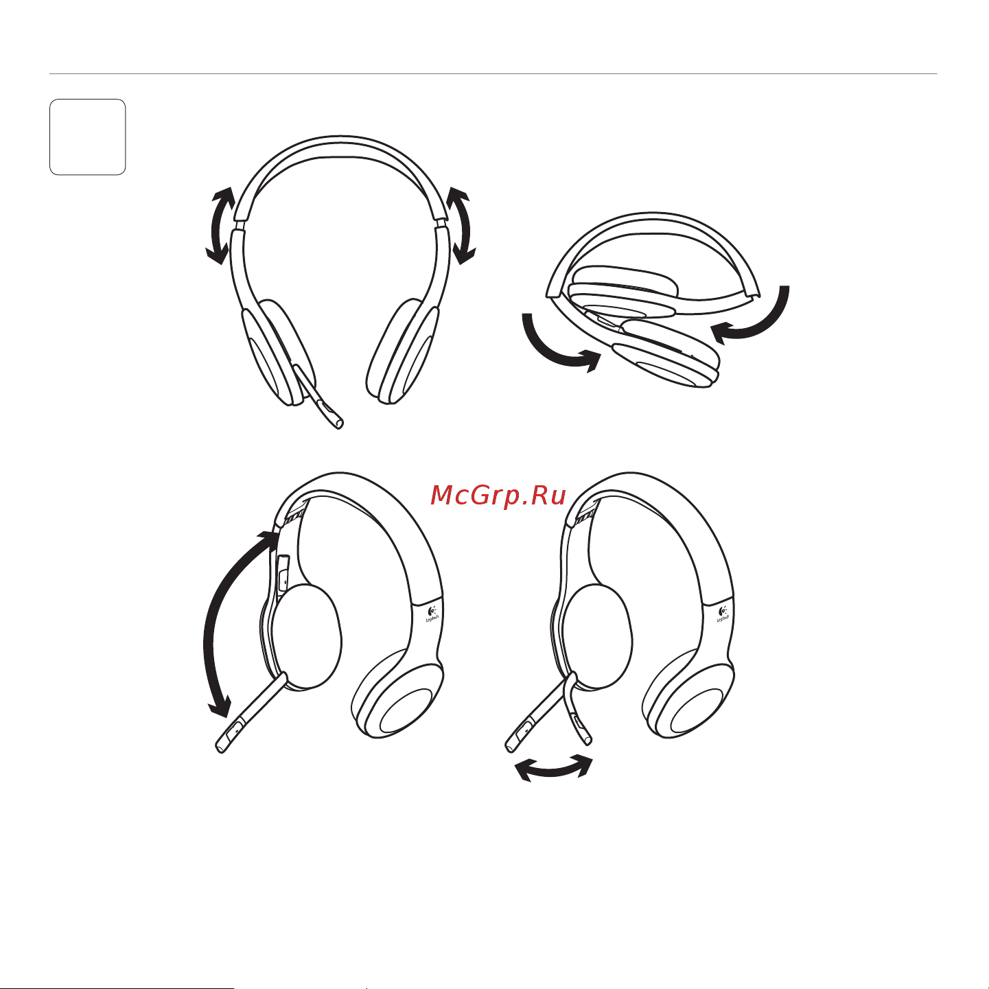 Logitech H800 Wireless Headset (981-000338) Руководство по эксплуатации онлайн [16/232] 749989