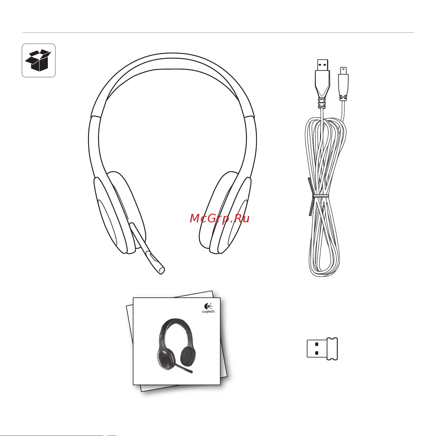 Logitech H800 Wireless Headset (981-000338) Руководство по эксплуатации онлайн [2/232] 749989