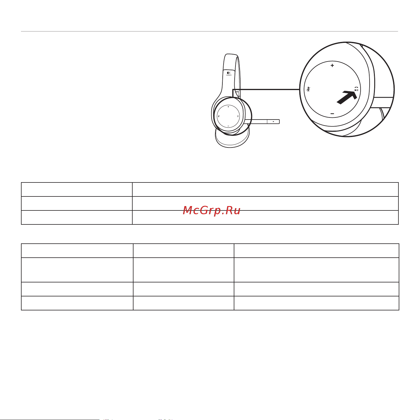 Logitech H800 Wireless Headset (981-000338) [202/232] Информация за нано приемник и батерия