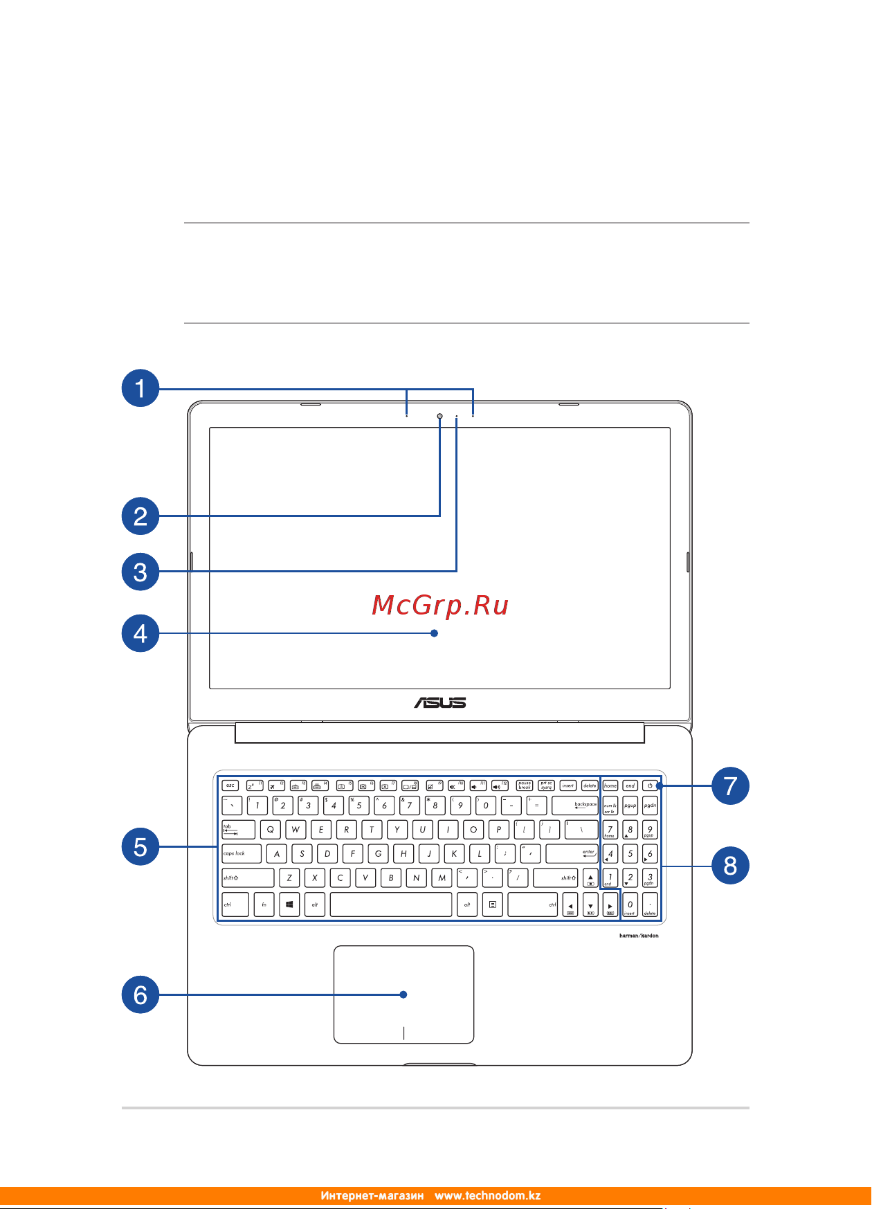 Asus N580VD-FY320T [14/102] Знакомство с ноутбуком
