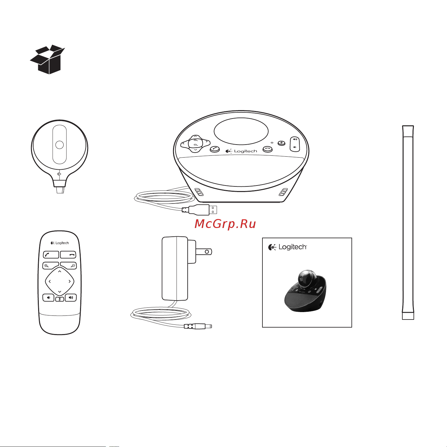 Logitech BCC950 Руководство по эксплуатации онлайн [2/8] 750064