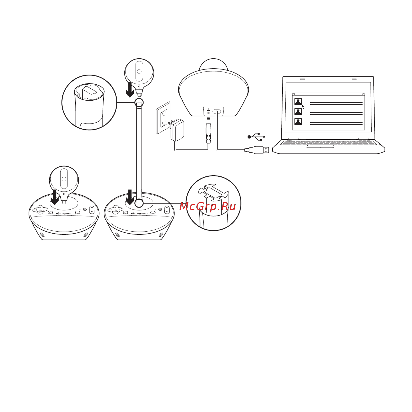 Logitech BCC950 [4/8] Set up your product