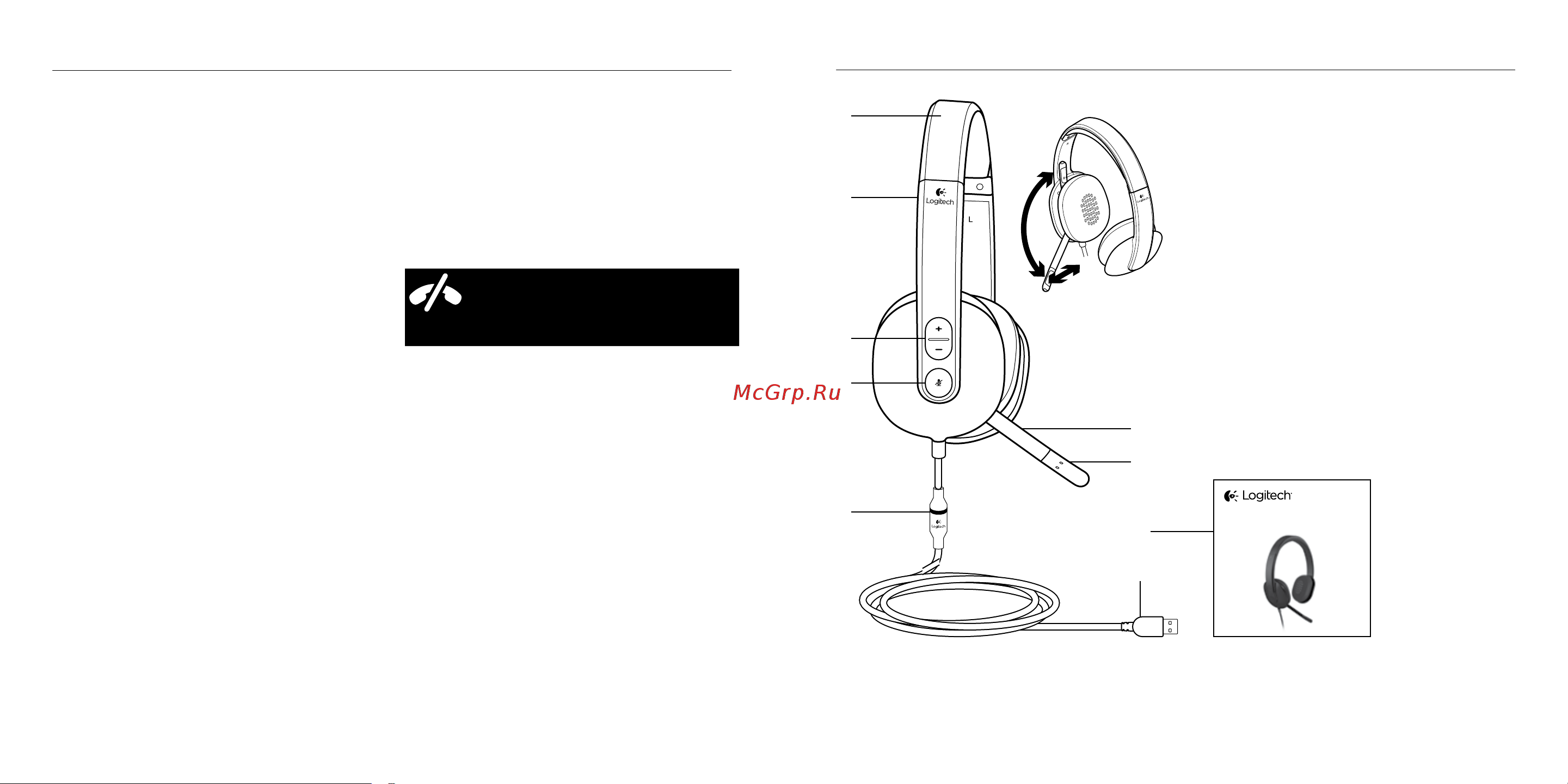 Logitech USB Headset H540 (981-000480) [4/59] Produkt auf einen blick