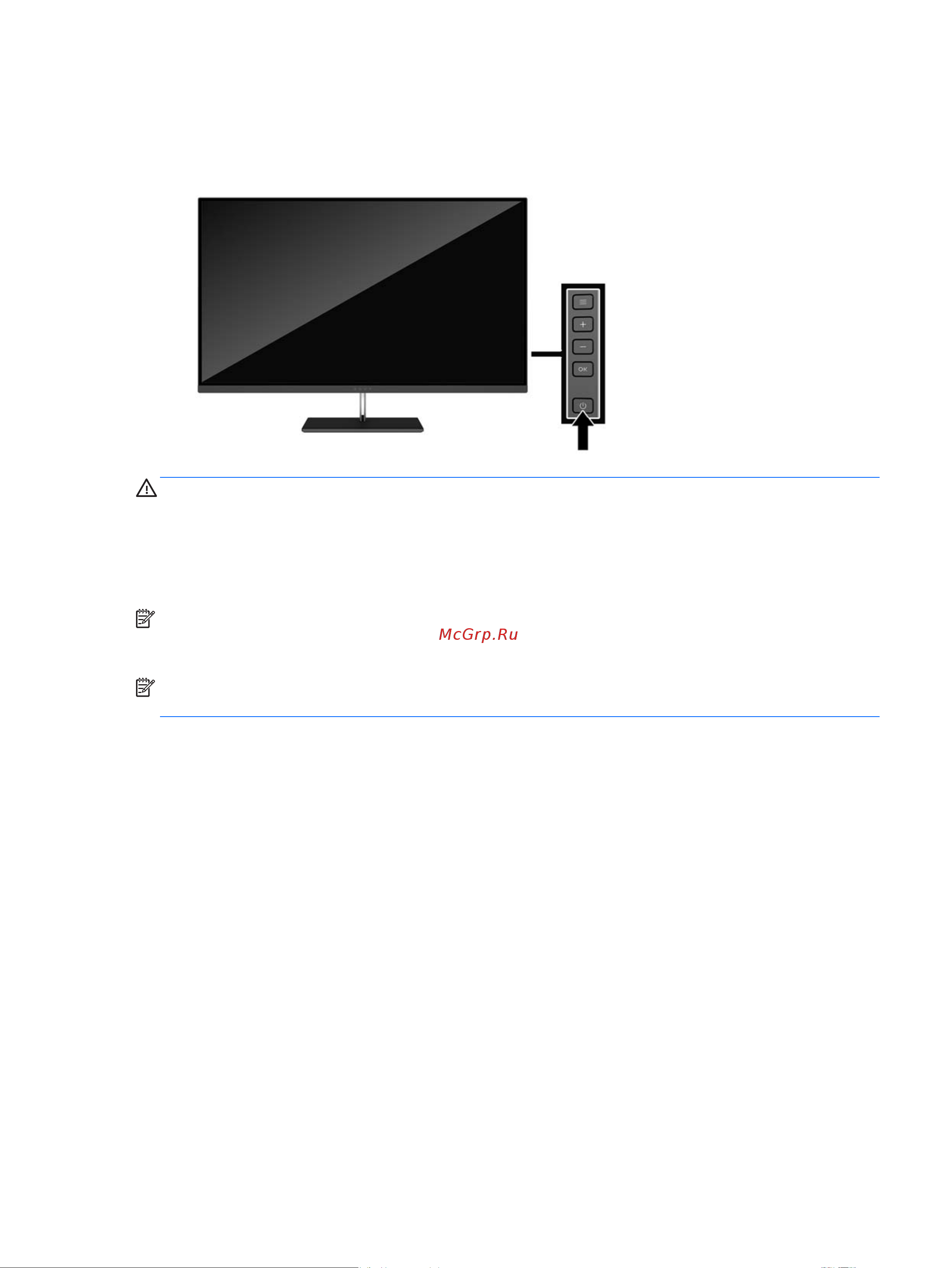 HEWLETT-PACKARD HP Envy 27s (Y6K73AA) [15/30] Включение монитора