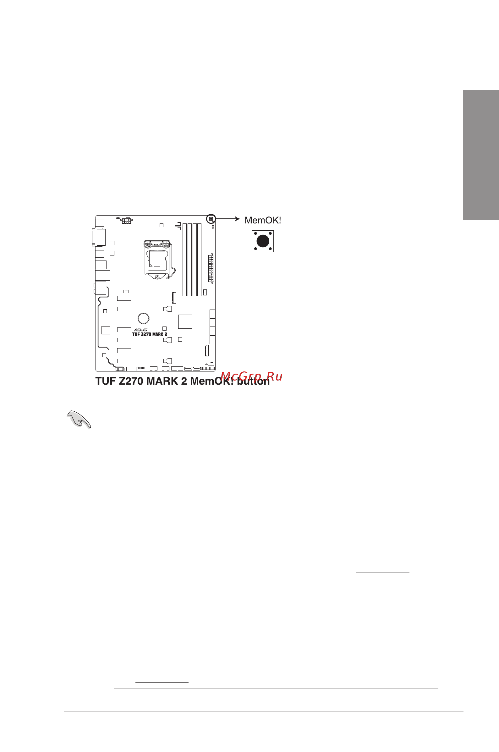 Asus TUF Z270 MARK 2 [23/98] Onboard buttons and switches