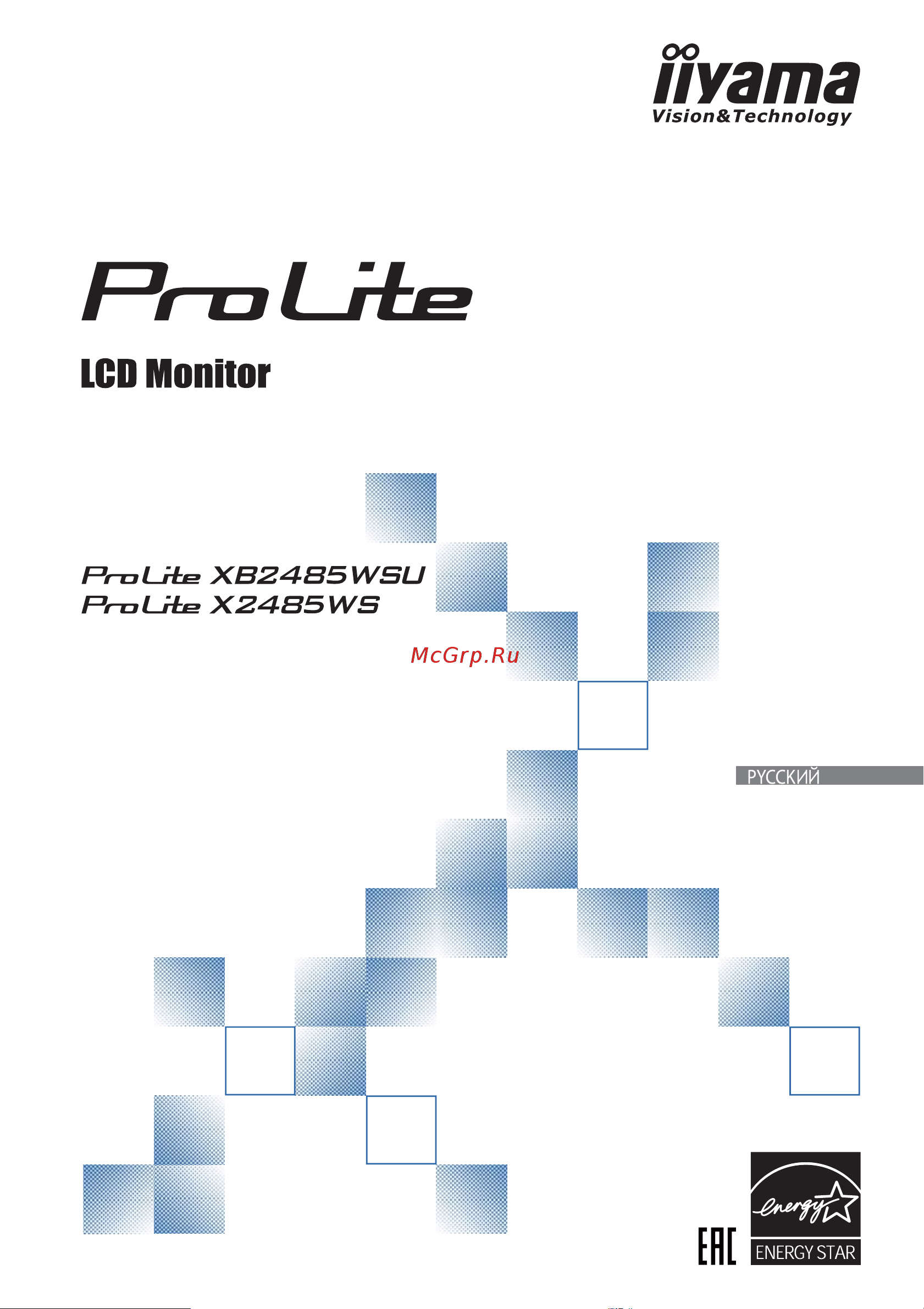 Iiyama ProLite XB2485WSU-B3 Руководство по эксплуатации онлайн