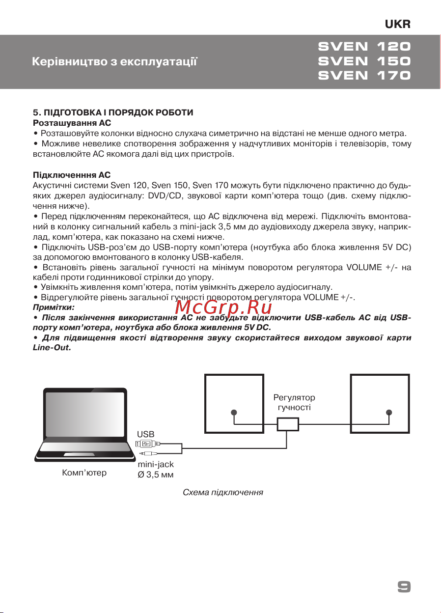 Sven 120 USB [10/18] Sven 120 sven 150 sven 170