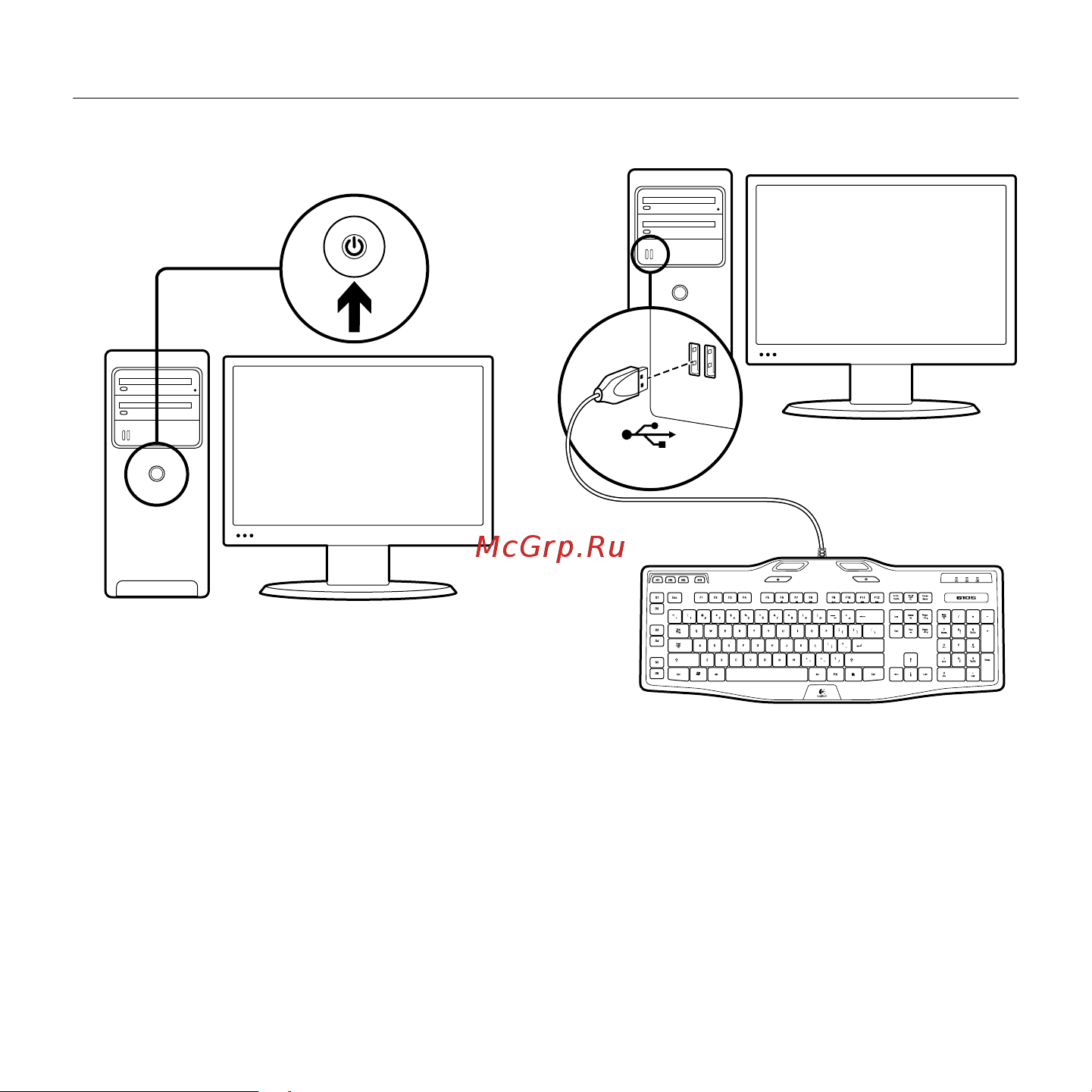 Logitech G105 USB [920-005056] Руководство по эксплуатации онлайн [56/68] 750820
