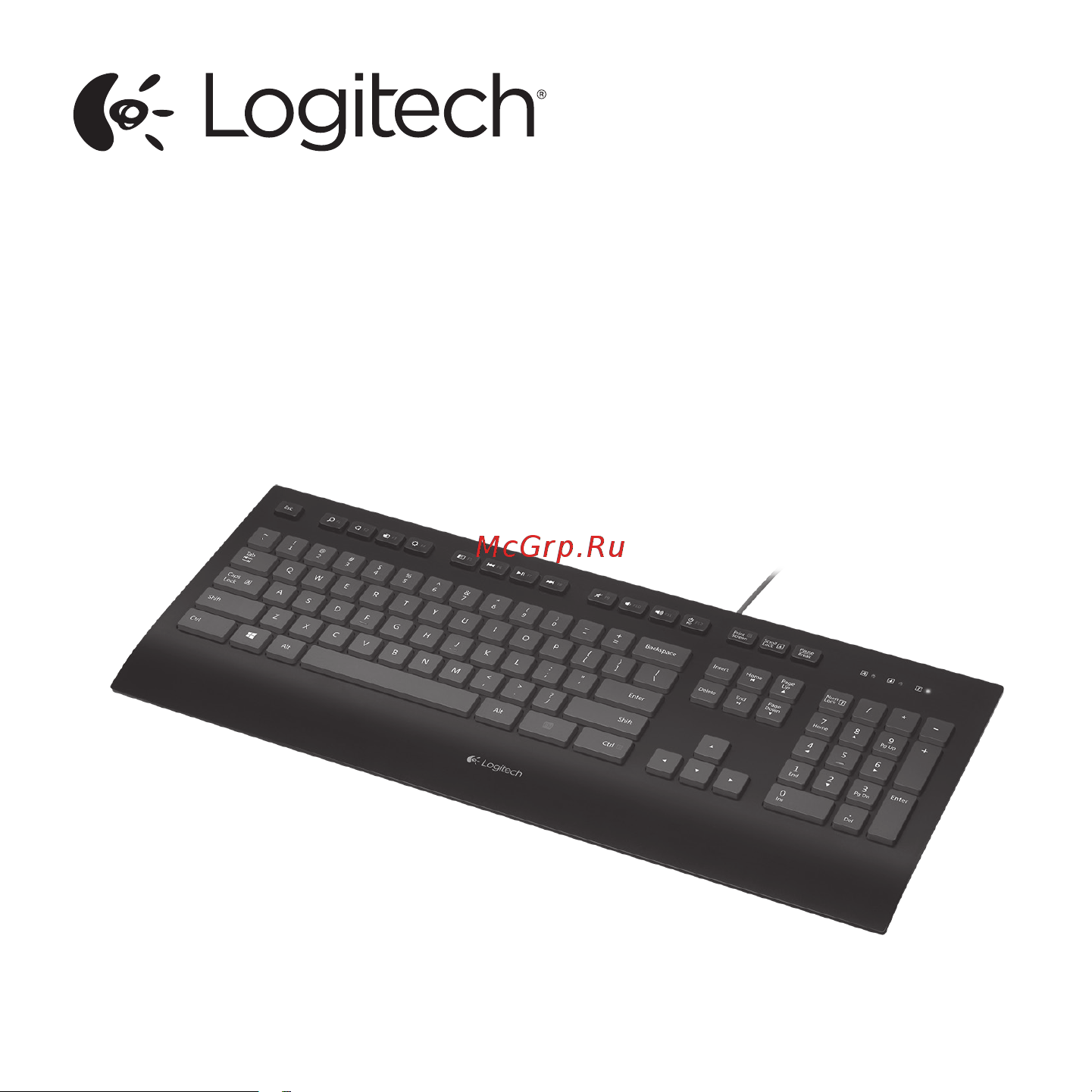 Logitech K280Е USB [920-005215] Руководство по эксплуатации онлайн