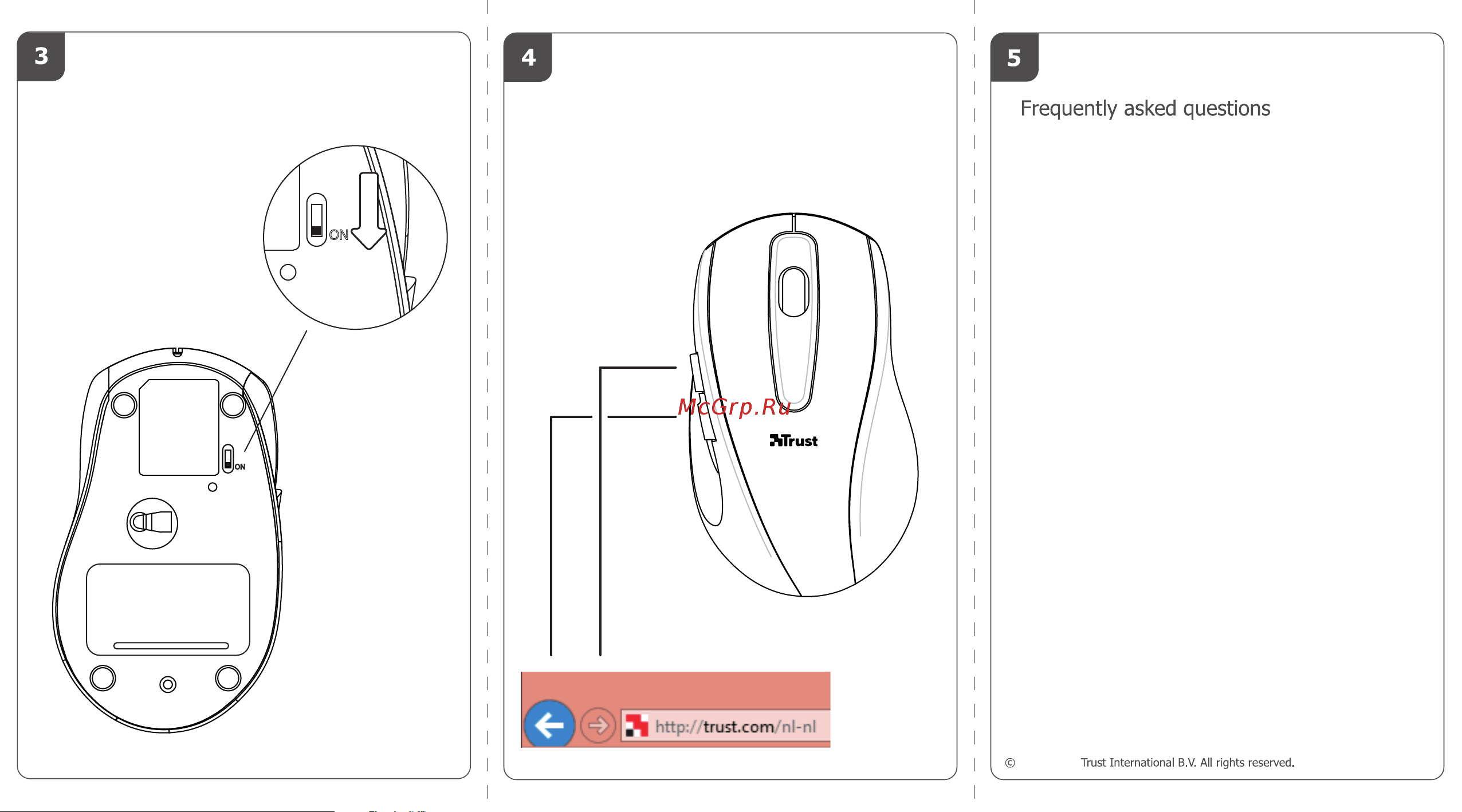 Trust EasyClick Wireless Mouse USB [2/2] Www trust com 16536 faq