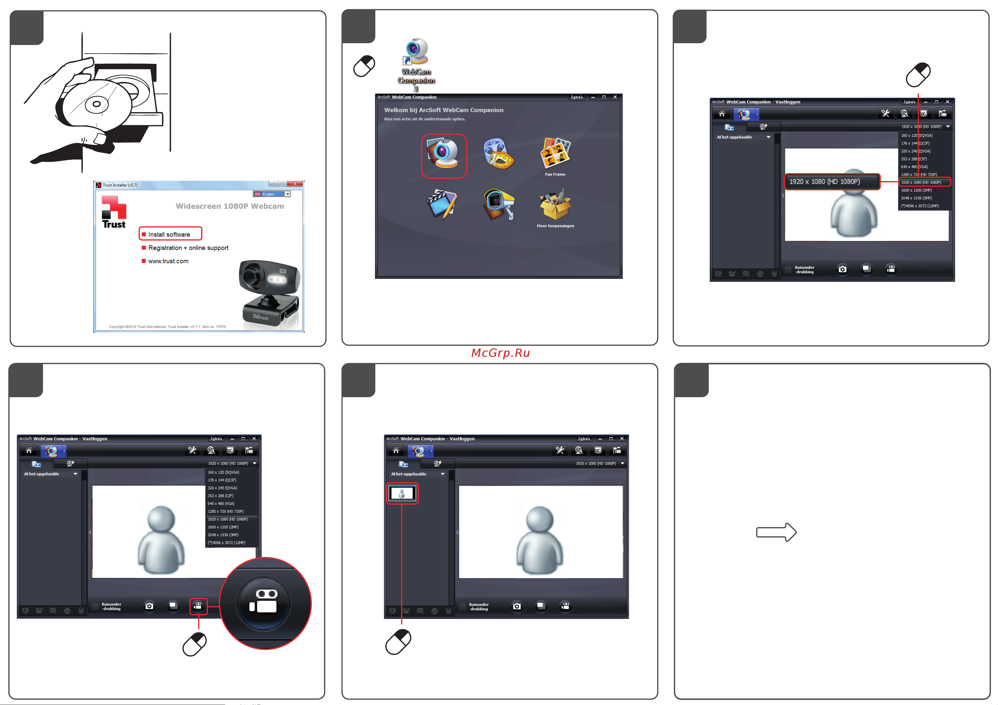 Trust eLight Full HD 1080p Webcam [2/2] Manual back a4