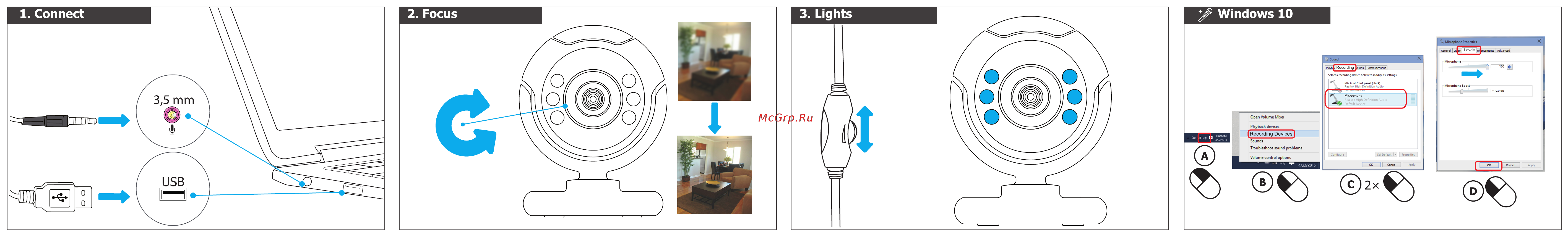 Trust SpotLight Webcam Руководство по эксплуатации онлайн [2/2] 750903