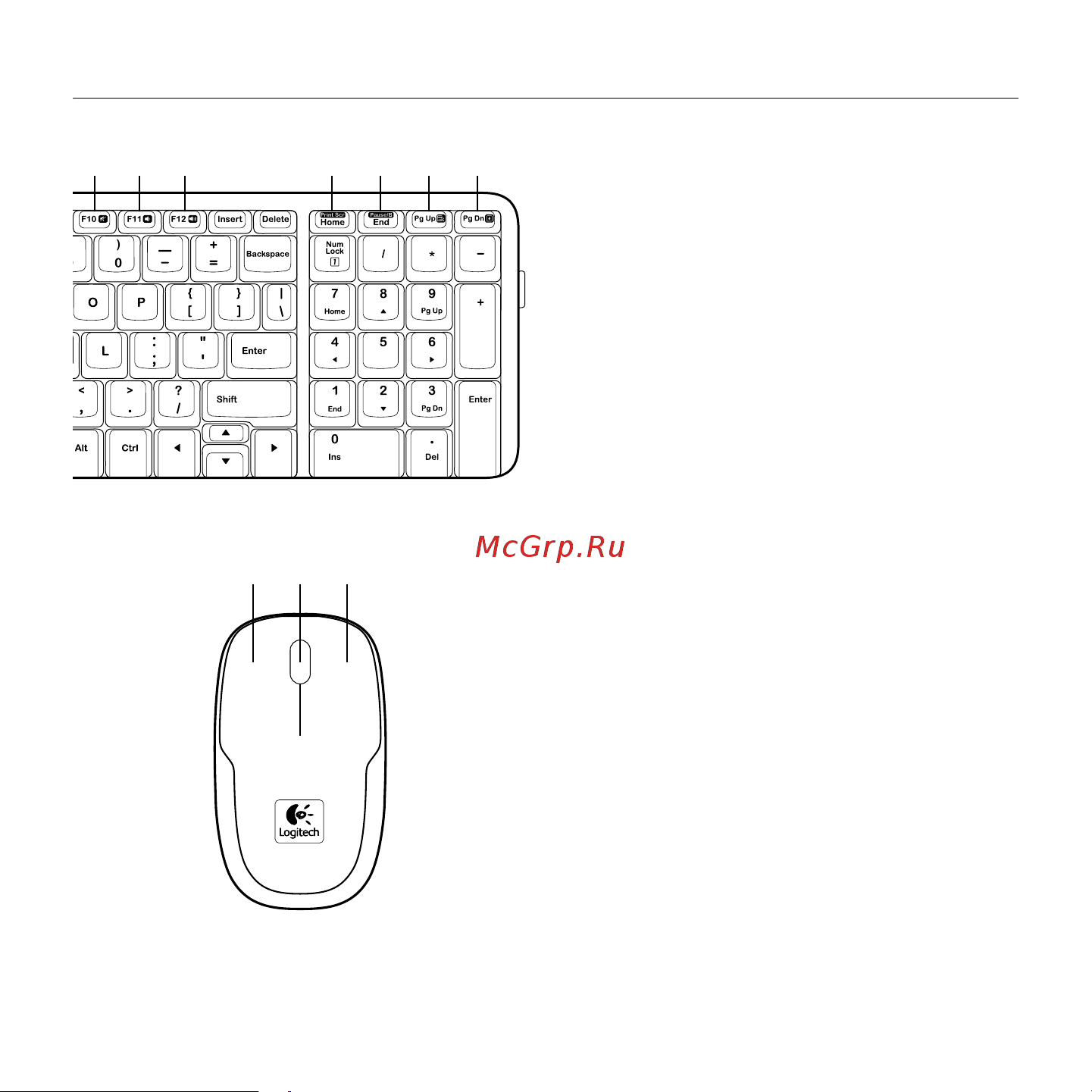 Logitech MK220 [17/89] Características del ratón