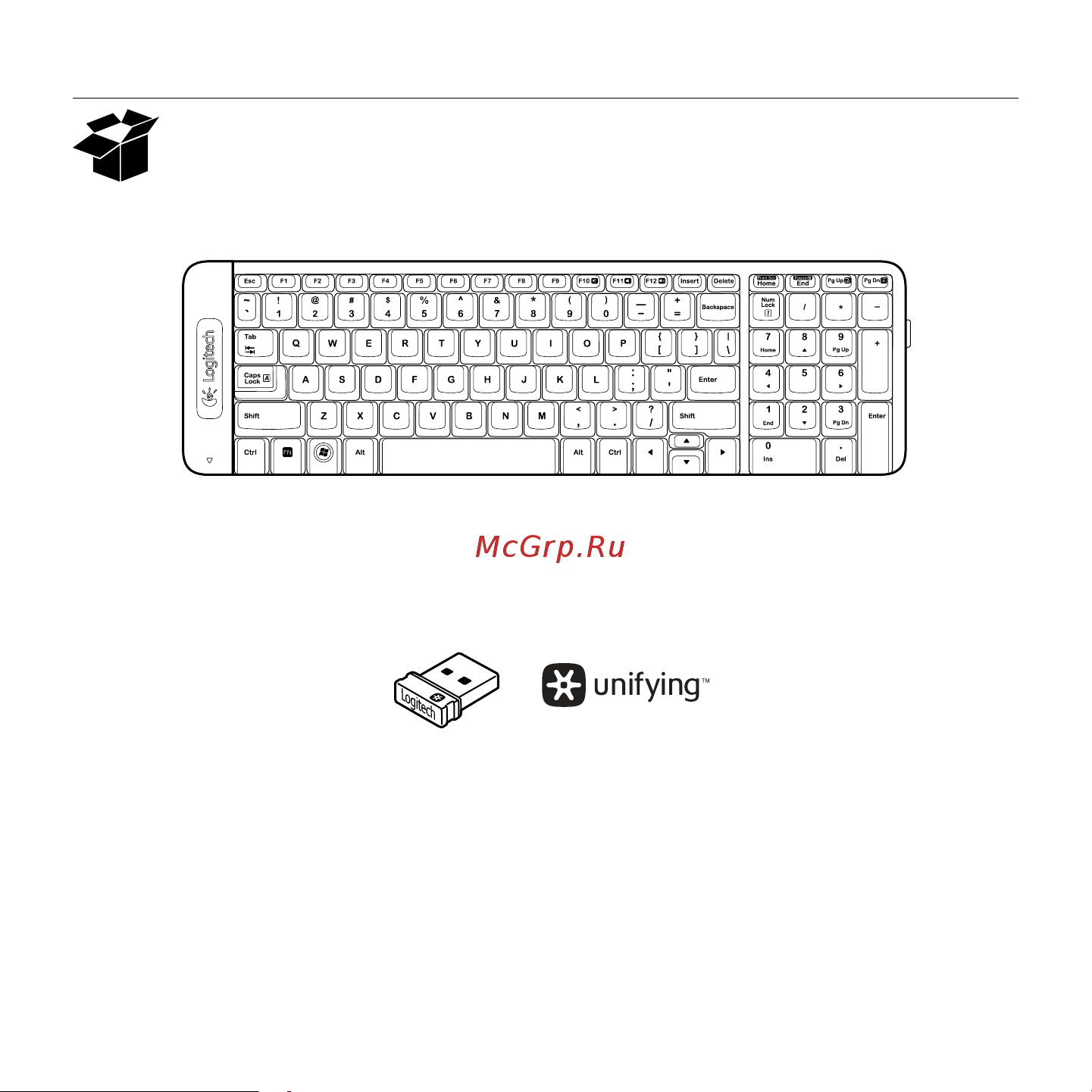 Logitech K230 Руководство по эксплуатации онлайн [2/90] 750982