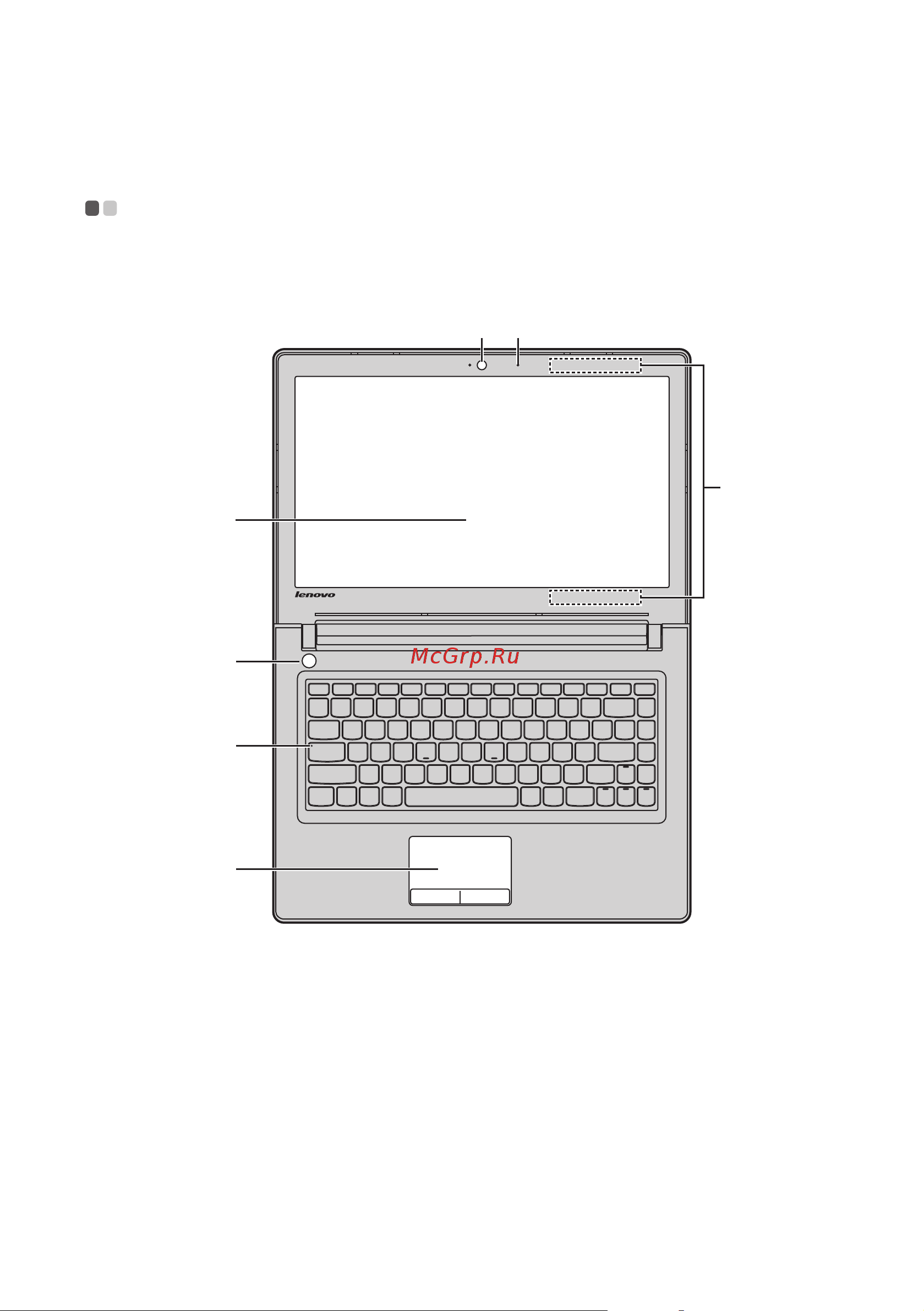Lenovo IdeaPad 300-15ISK Intel Core i5-6200U [5/46] Глава 1 общий обзор компьютера