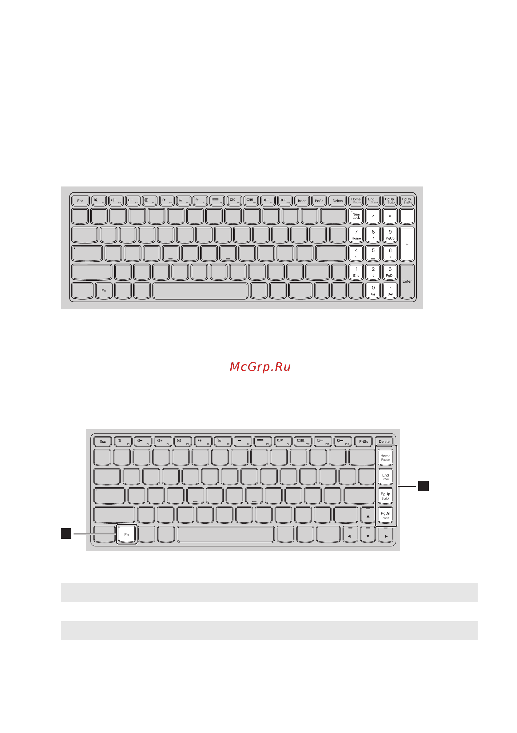 Lenovo IdeaPad 300 15 (80M300MQRK) [8/44] Использование клавиатуры
