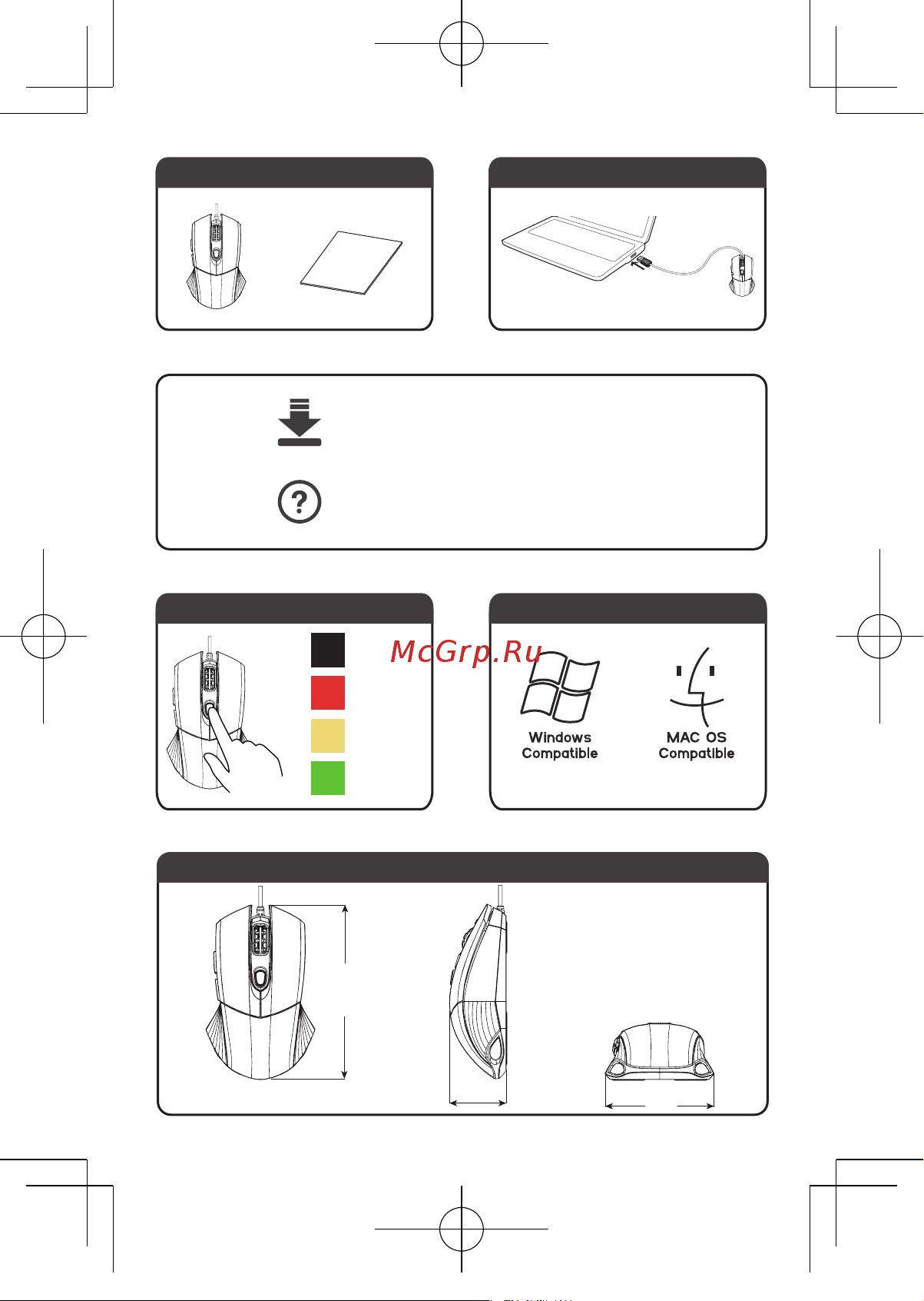 Canyon Gaming Mouse CND-SGM5 [2/16] Dpi and color