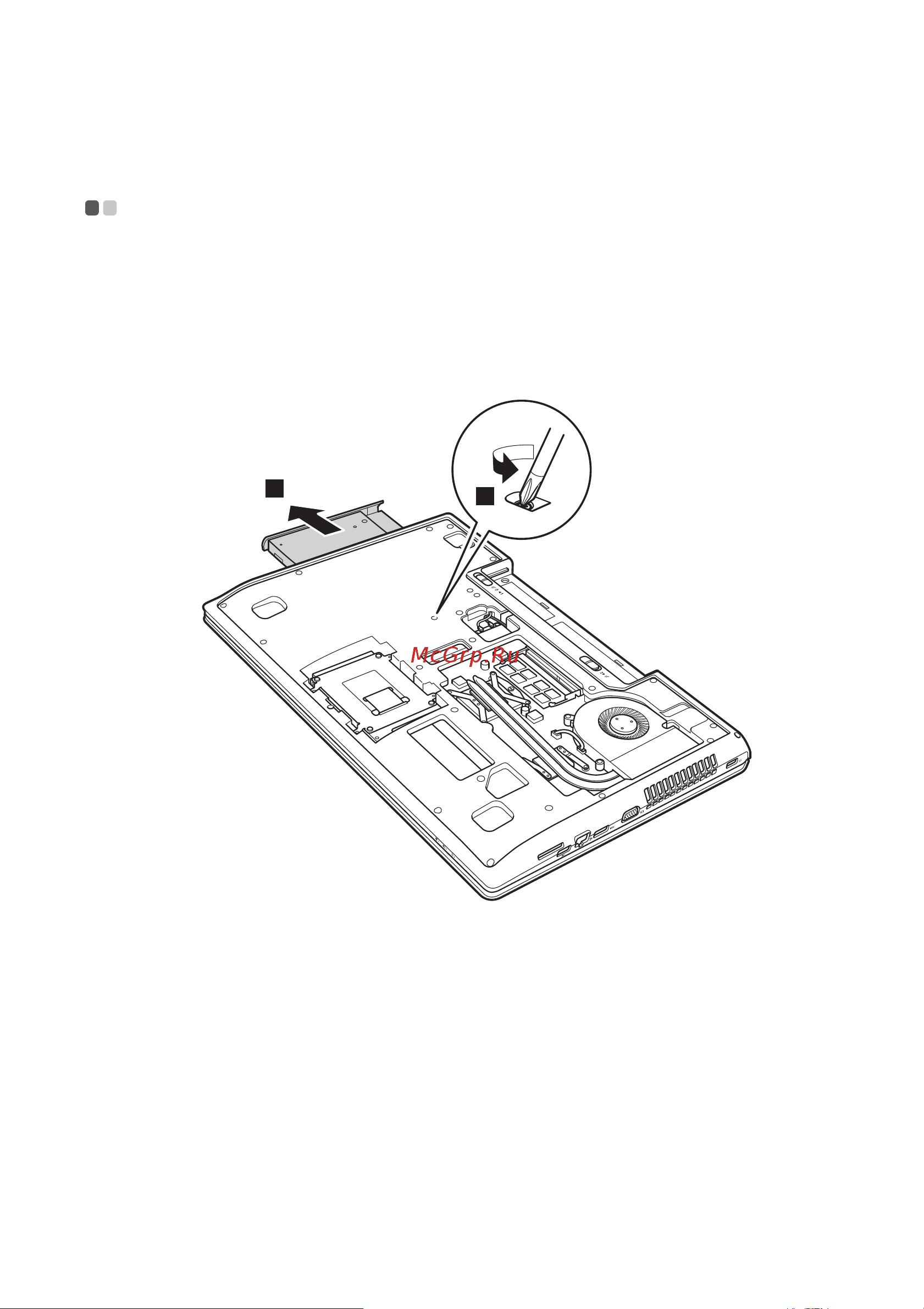 Lenovo IdeaPad G700 (59423226) [43/46] Снятие оптического привода