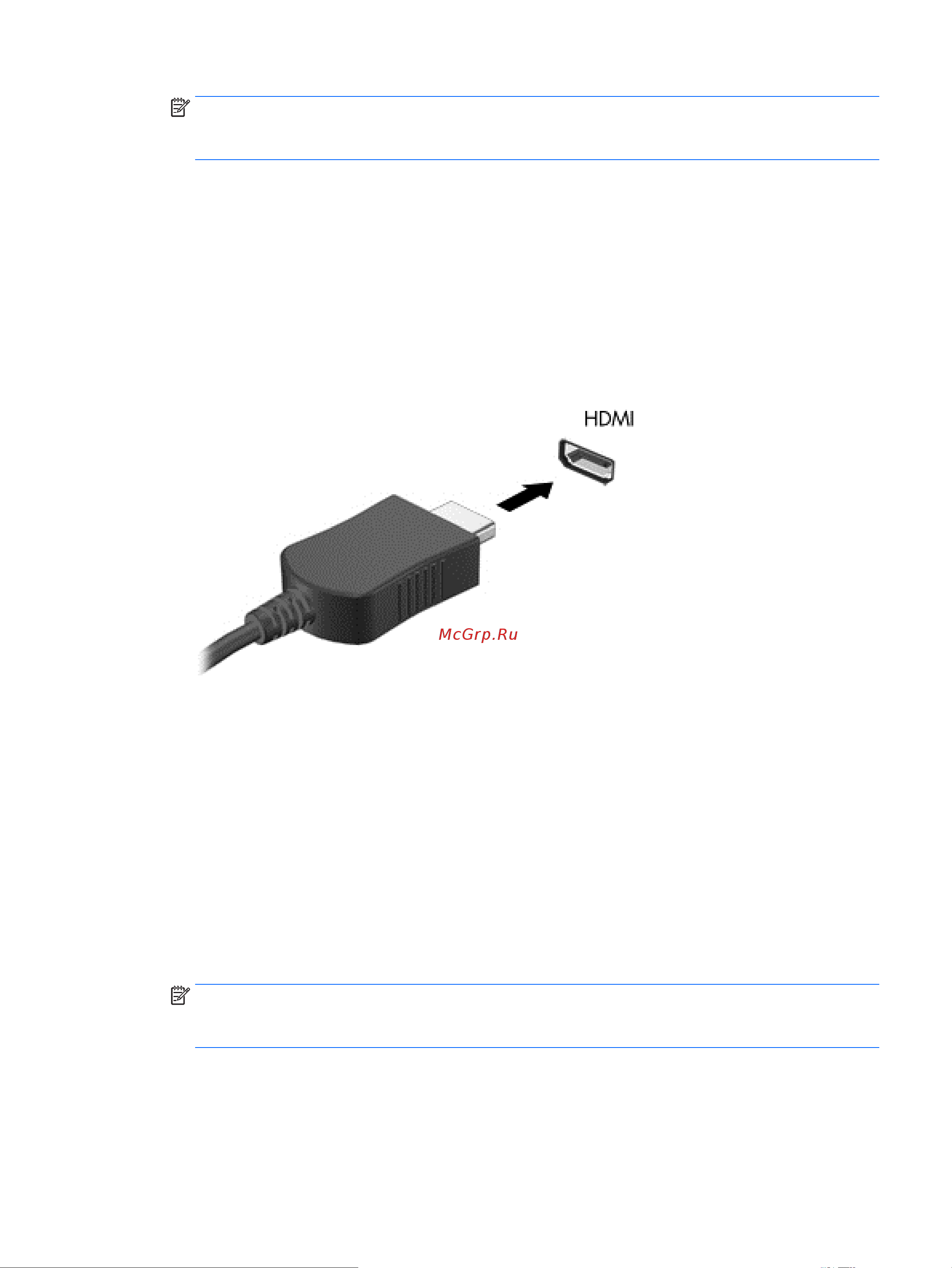 HP 255 G4 (N0Y 69 ES) [35/72] Подключение видеоустройств с помощью кабеля hdmi