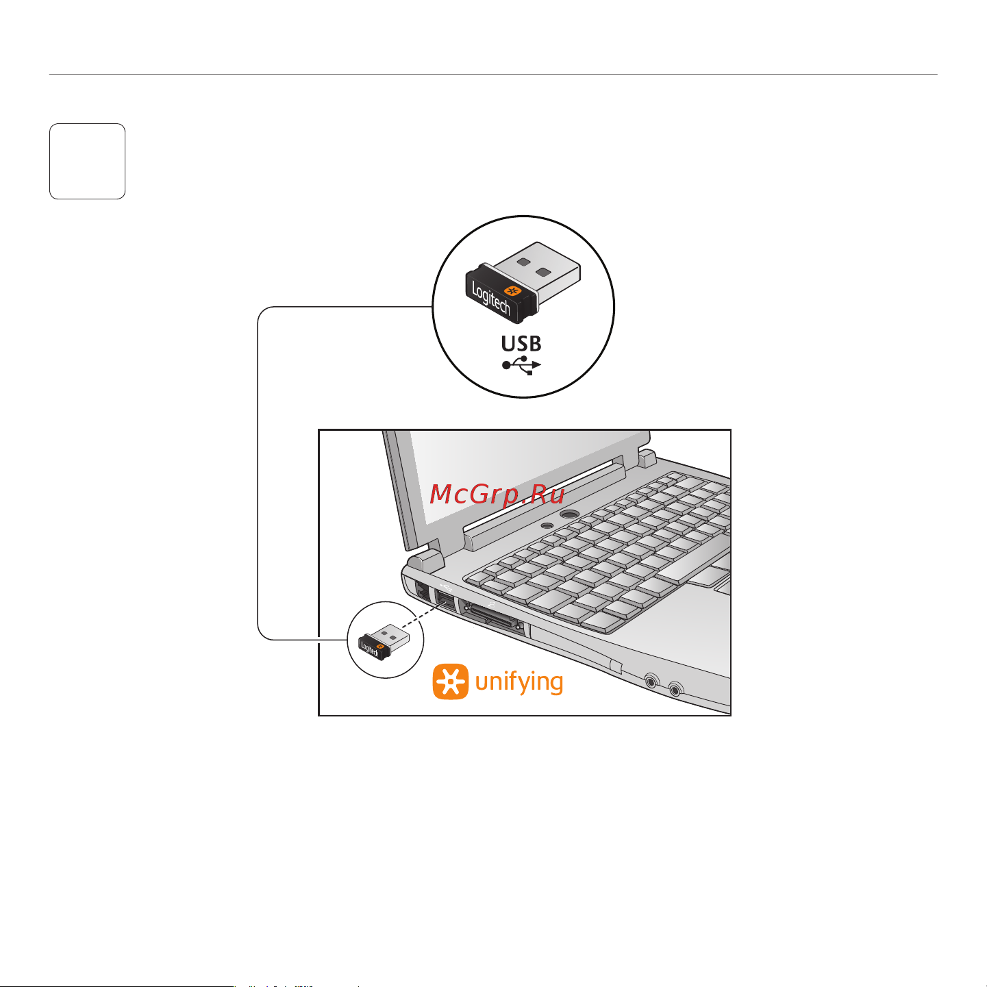 Logitech Wireless Combo MK520 USB (920-002600) Руководство по эксплуатации онлайн [3/25] 751221