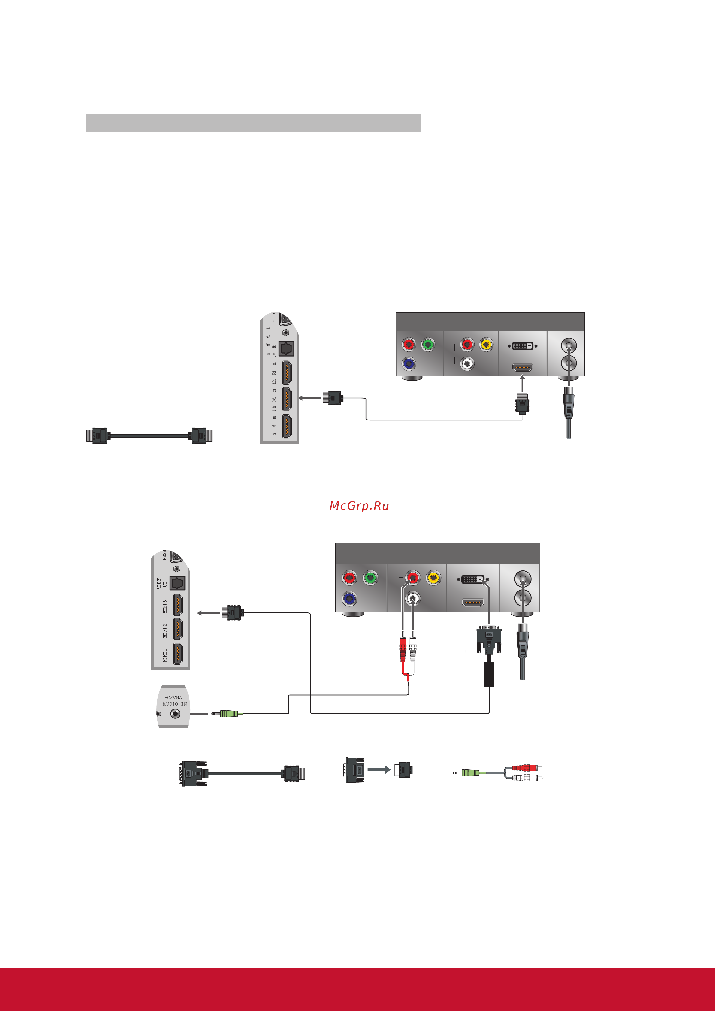 Viewsonic CDP3235 [19/50] Подключение монитора