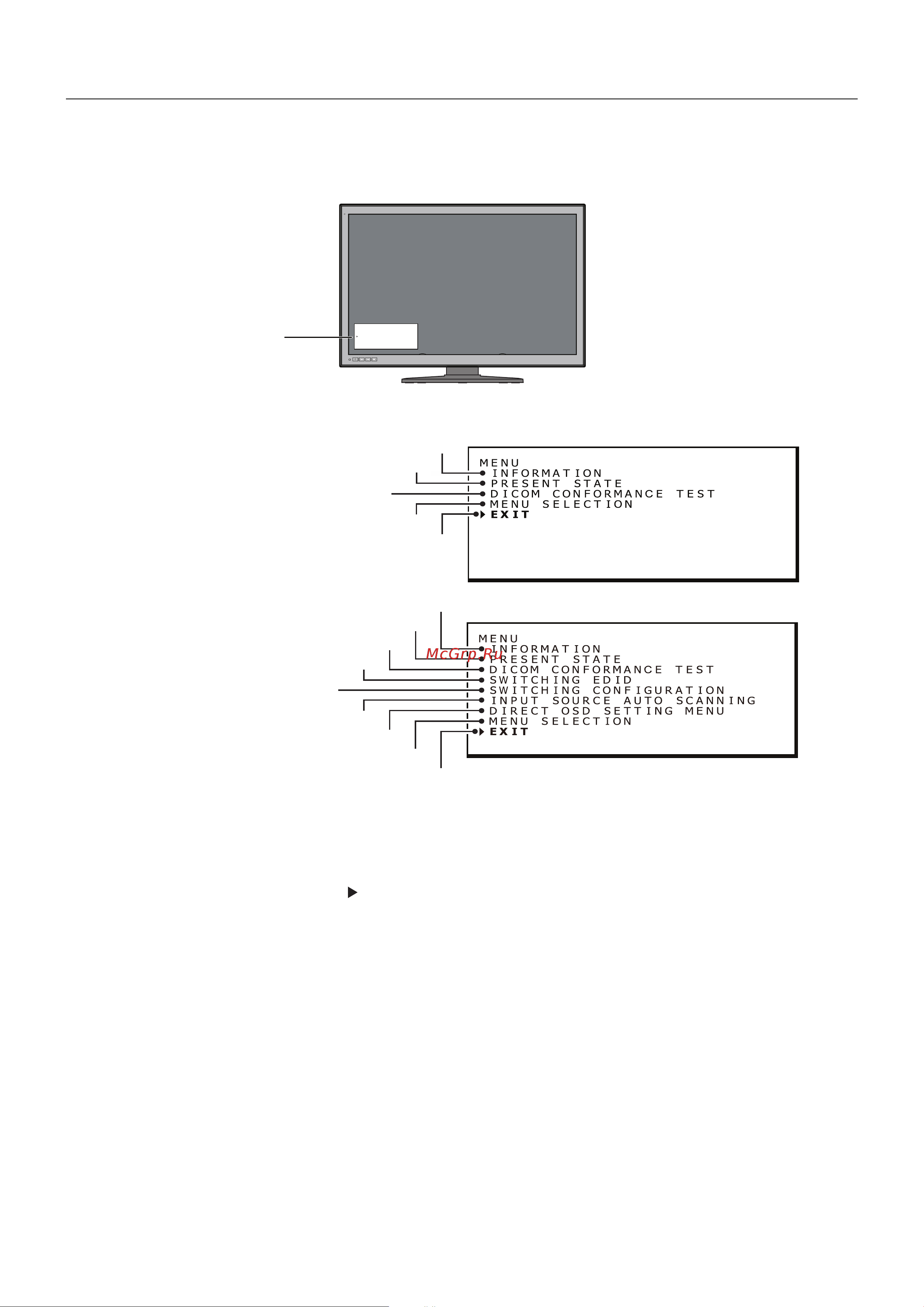Nec MD302C6 [20/36] Displaying the osd menu