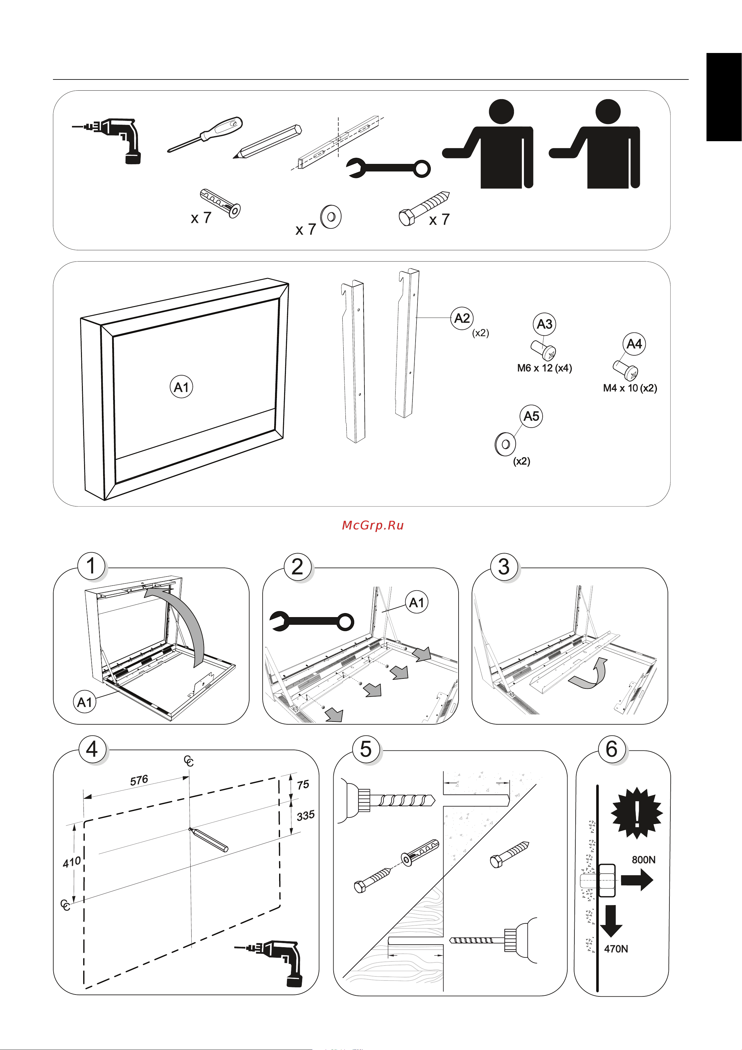 Nec MD462OR [5/14] Mounting