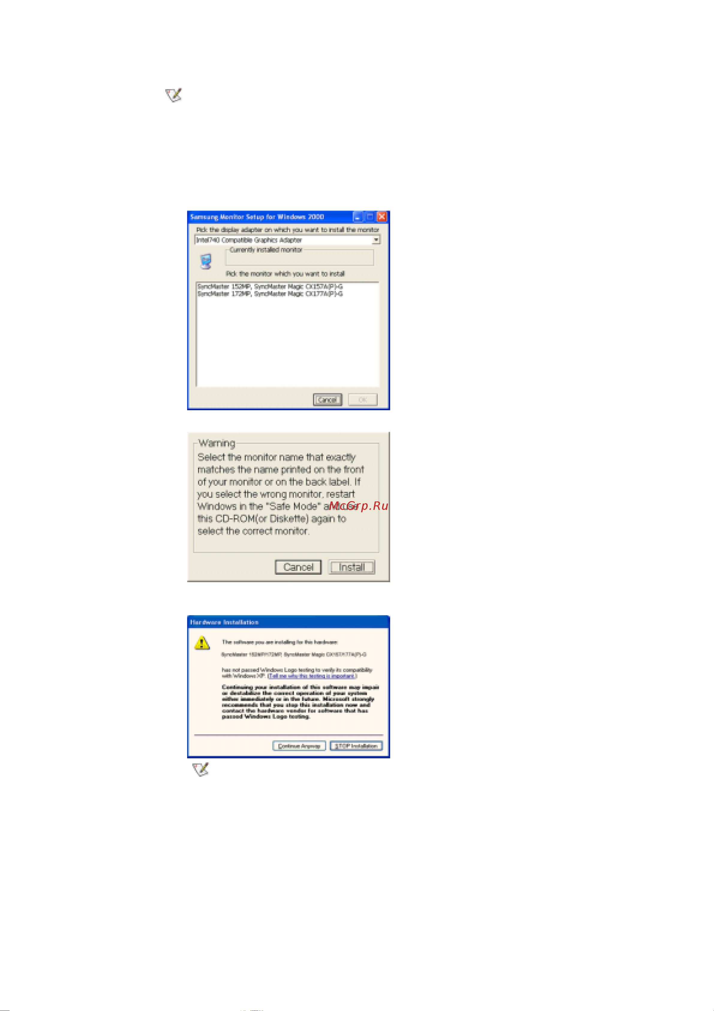 Samsung 173VT [15/43] Windows xp 2000